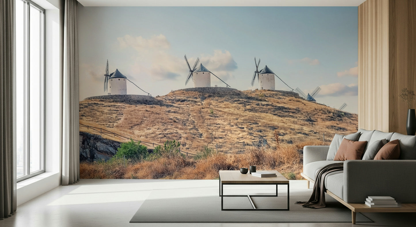 La Mancha Windmills Wall Mural