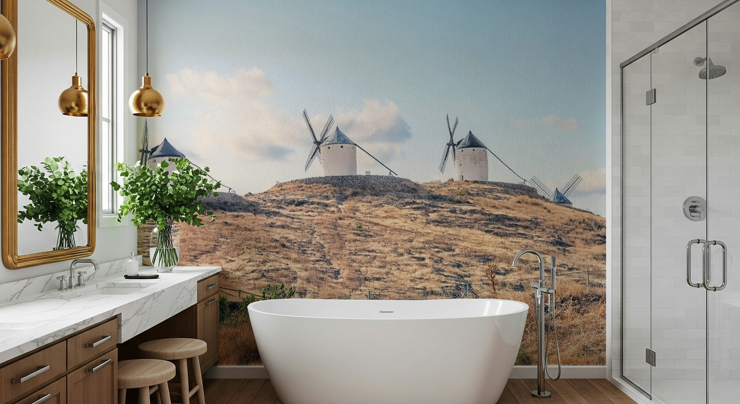 La Mancha Windmills Wall Mural