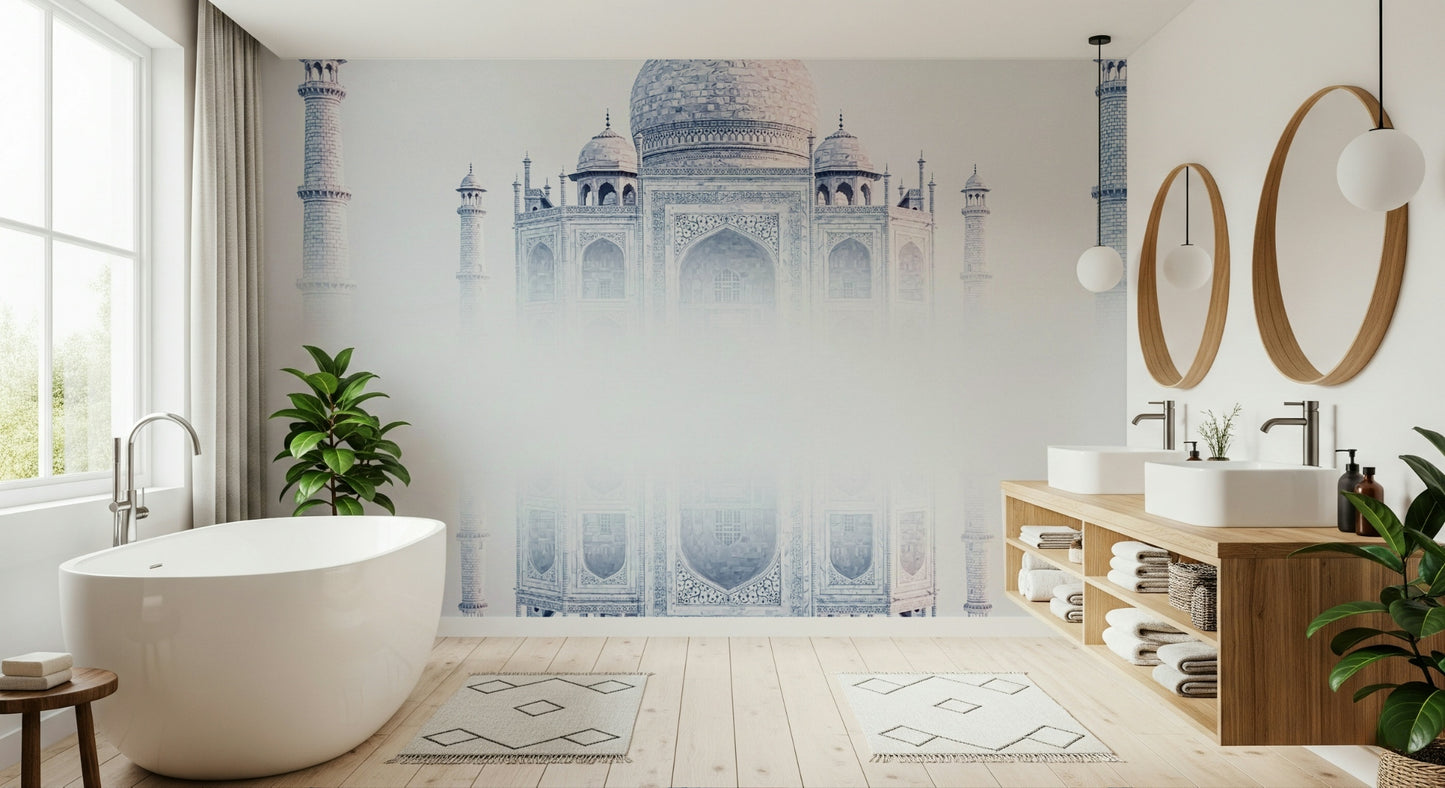Taj Mahal Mirage Wall Mural