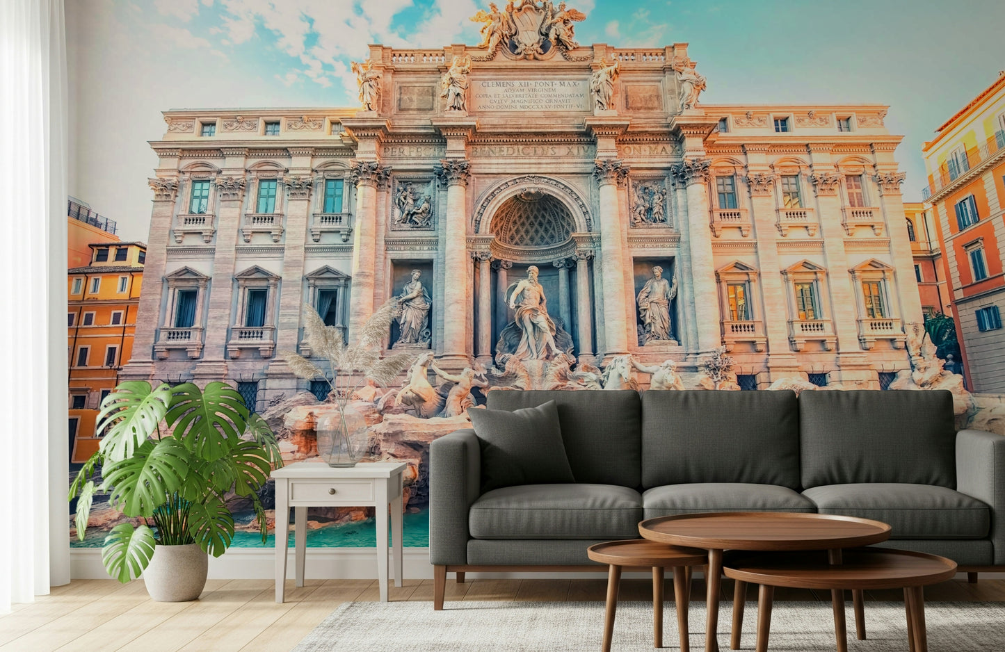 Trevi's Turquoise Dream Wall Mural