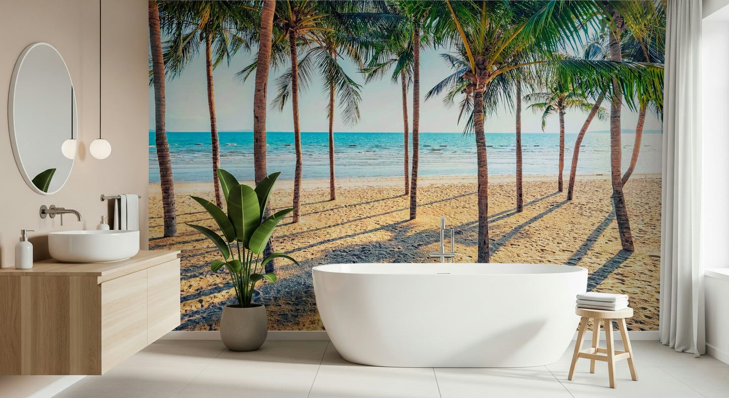 Beach Palm Paradise Wall Mural