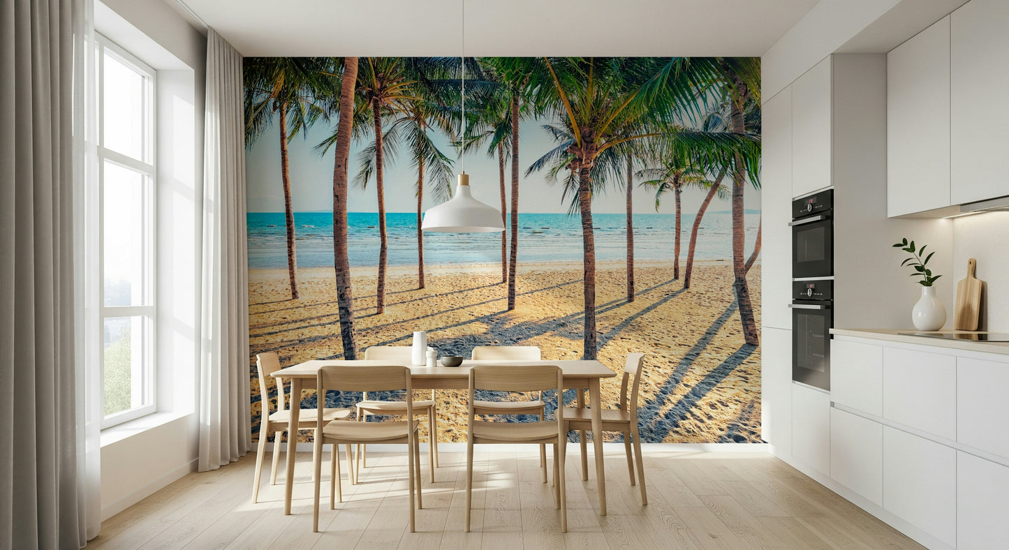 Beach Palm Paradise Wall Mural