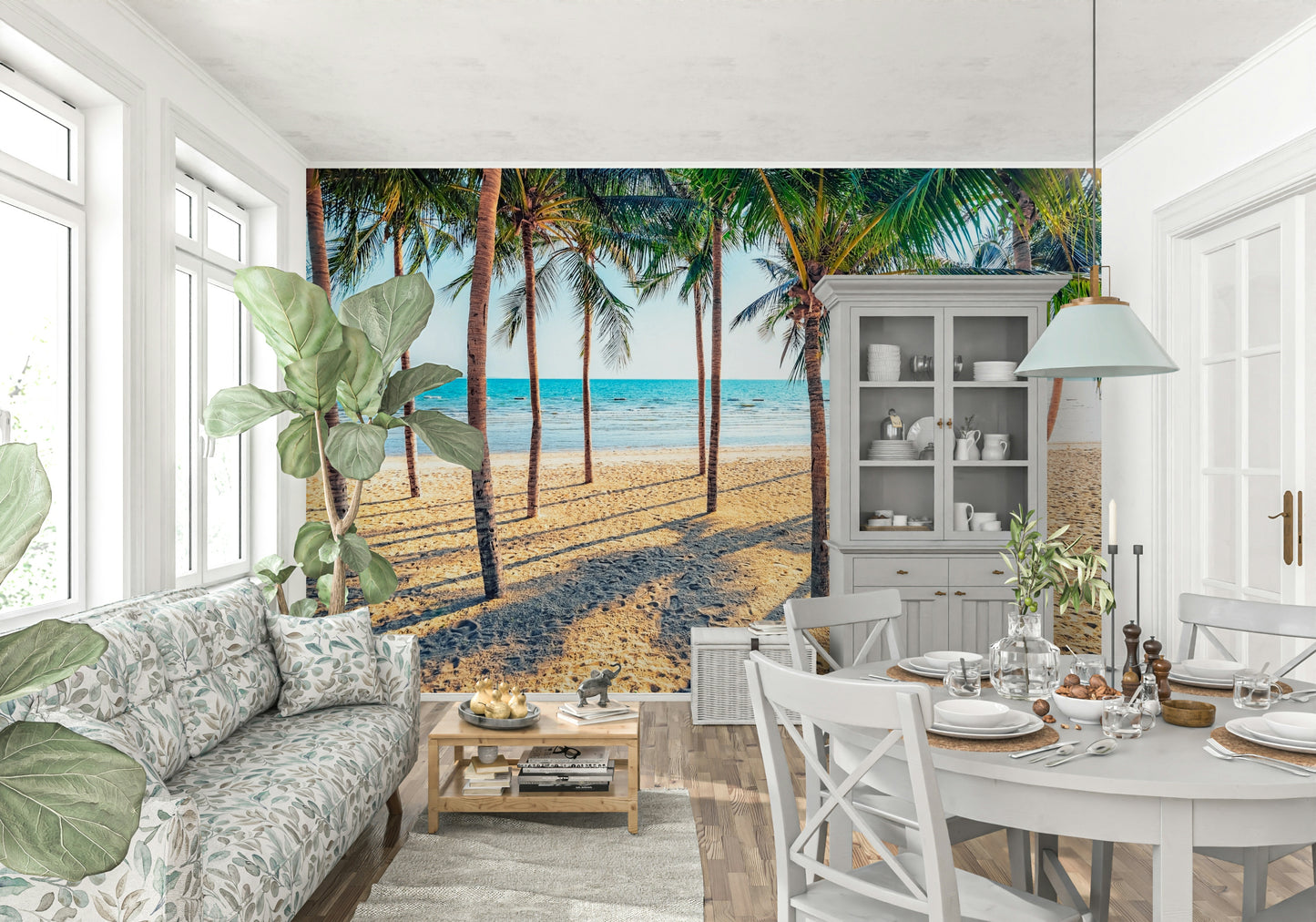 Beach Palm Paradise Wall Mural