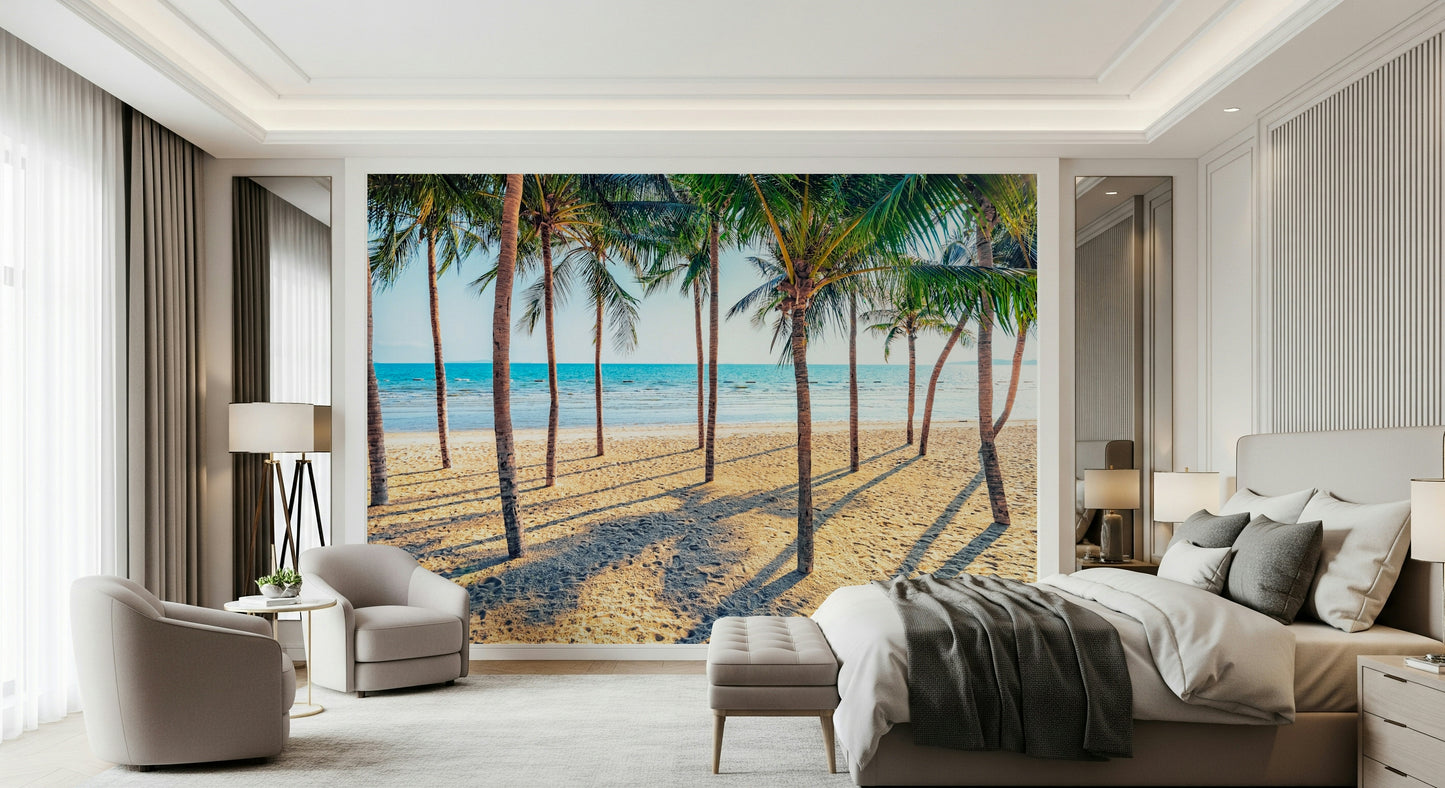 Beach Palm Paradise Wall Mural