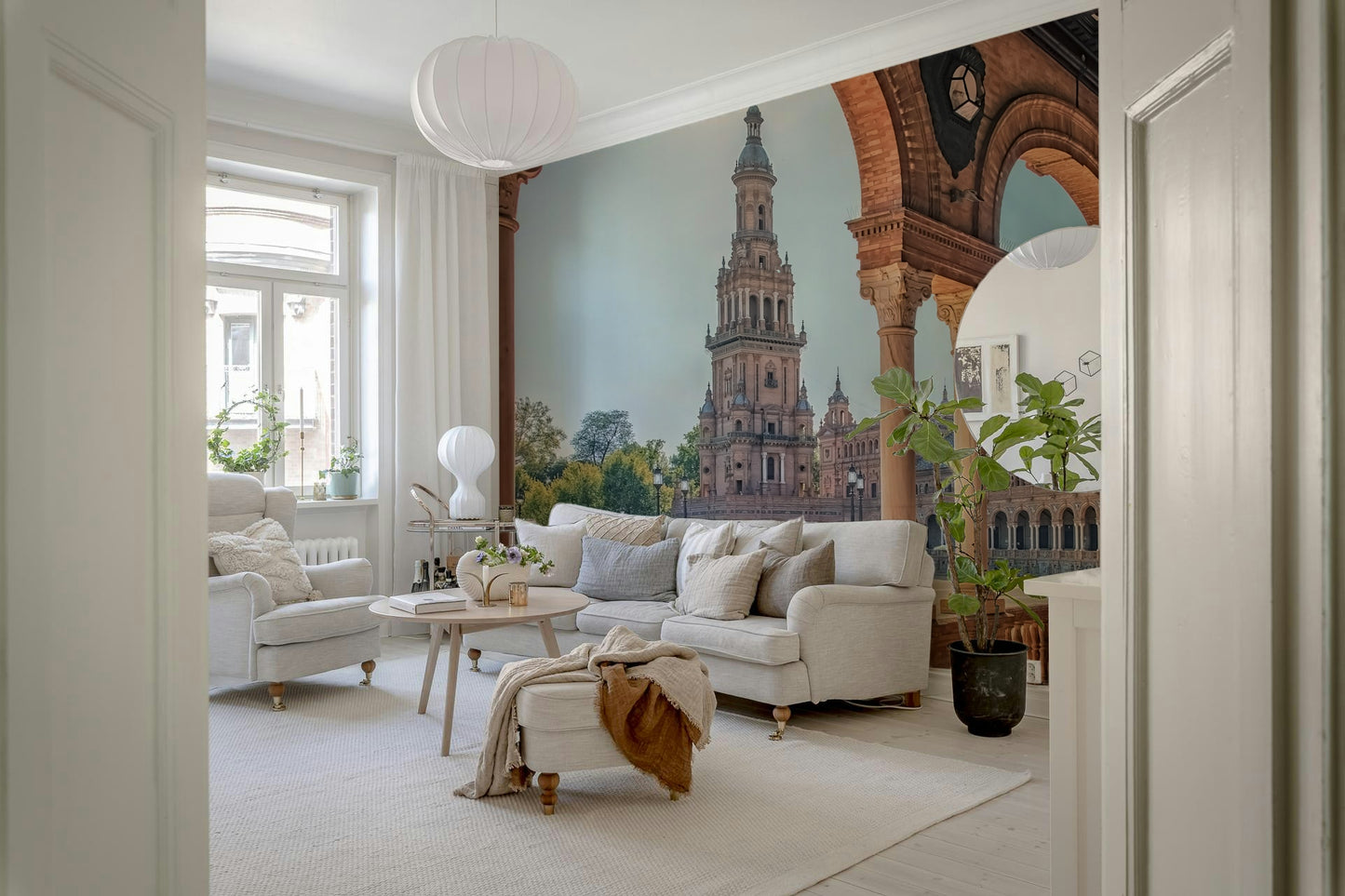 Plaza España: Timeless View Wall Mural
