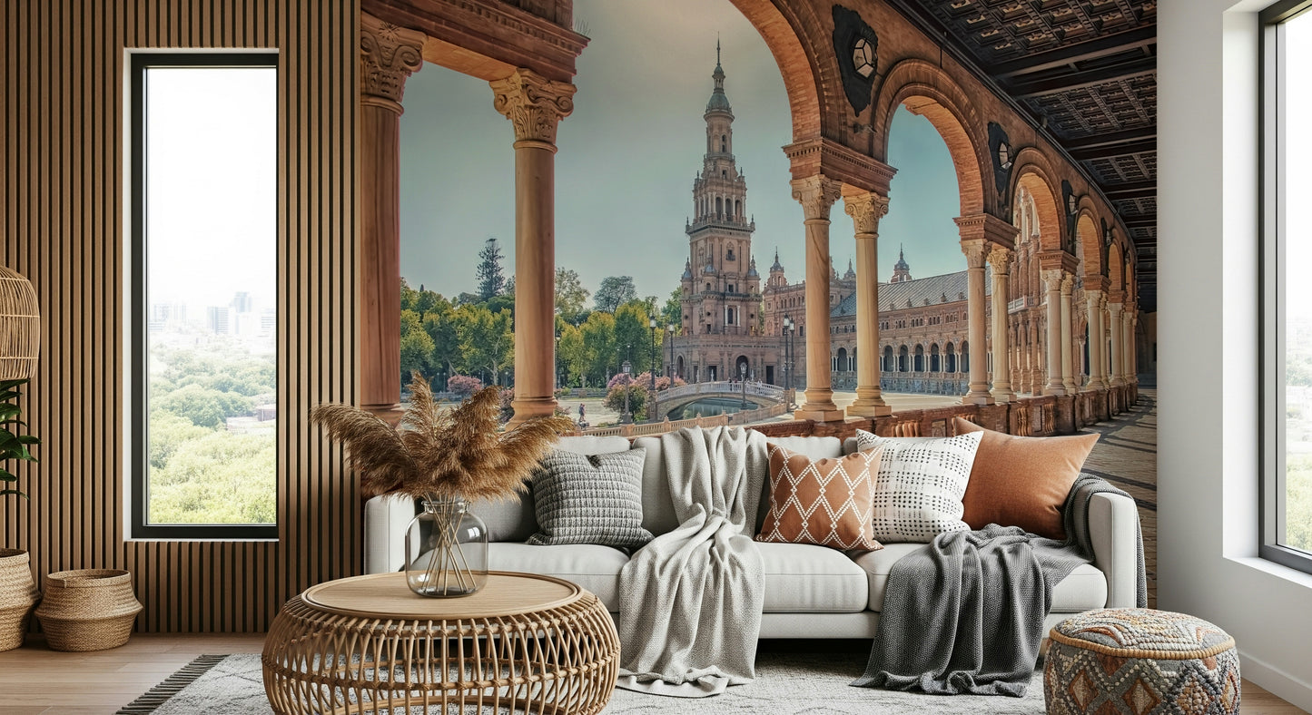 Plaza España: Timeless View Wall Mural