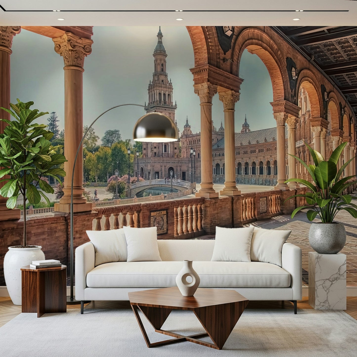 Plaza España: Timeless View Wall Mural