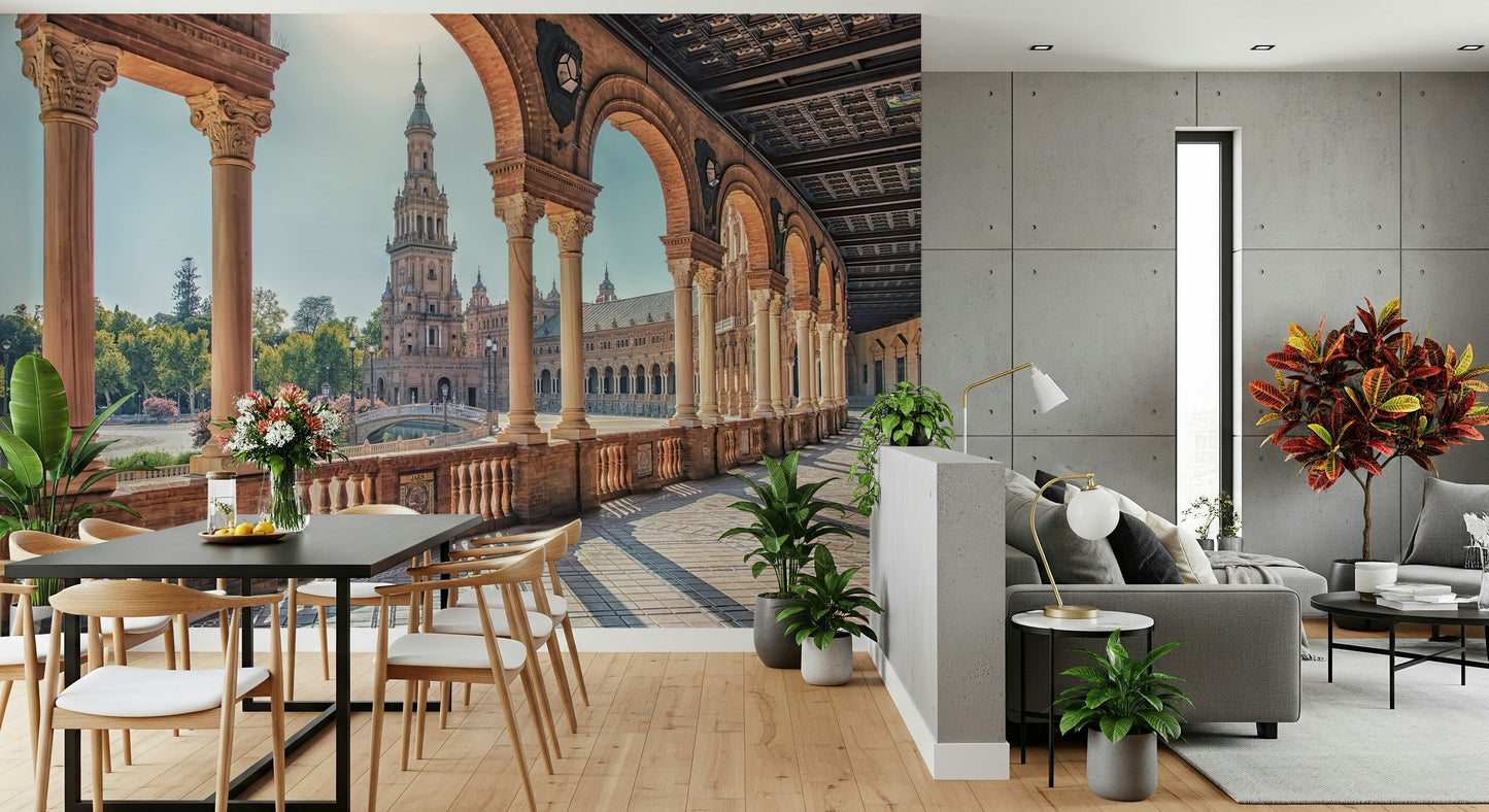 Plaza España: Timeless View Wall Mural