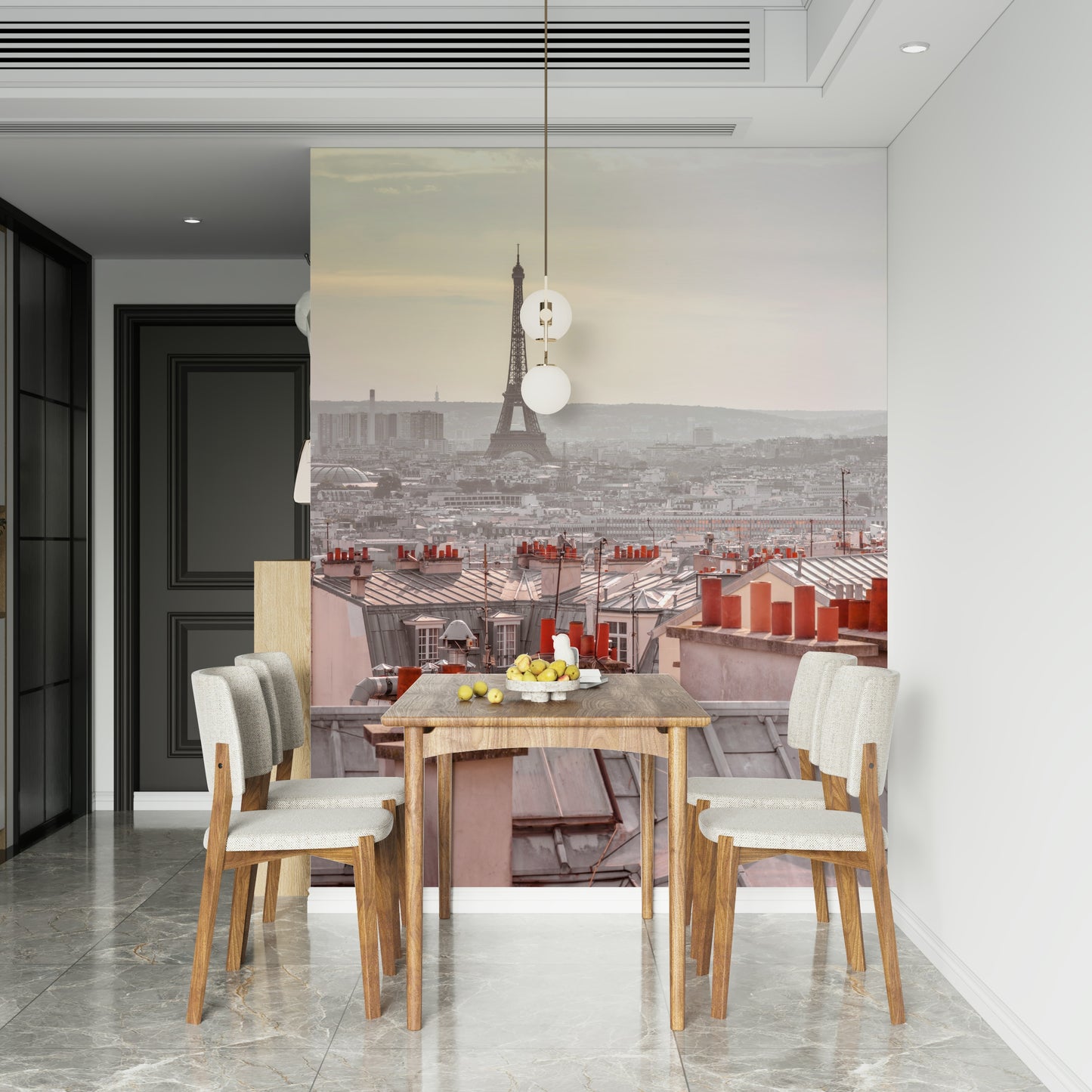 Parisian Rooftops Wall Mural