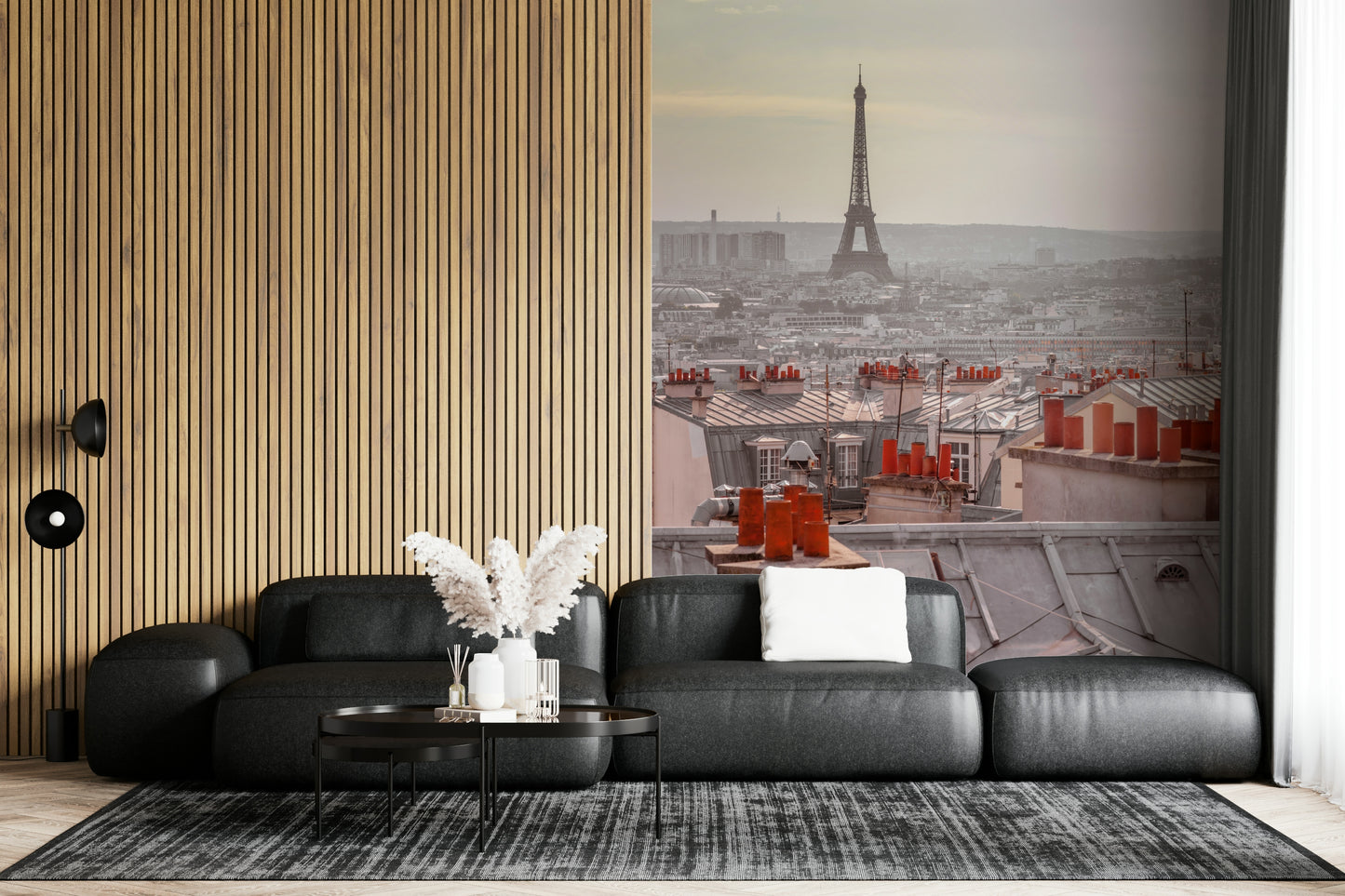 Parisian Rooftops Wall Mural