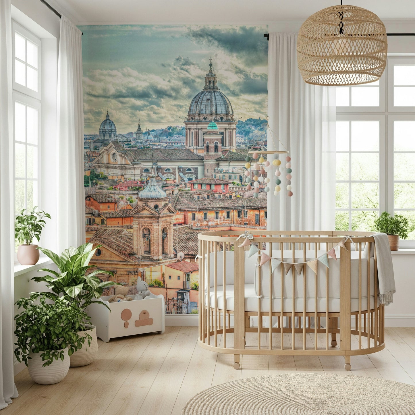 Eternal City View Wall Mural
