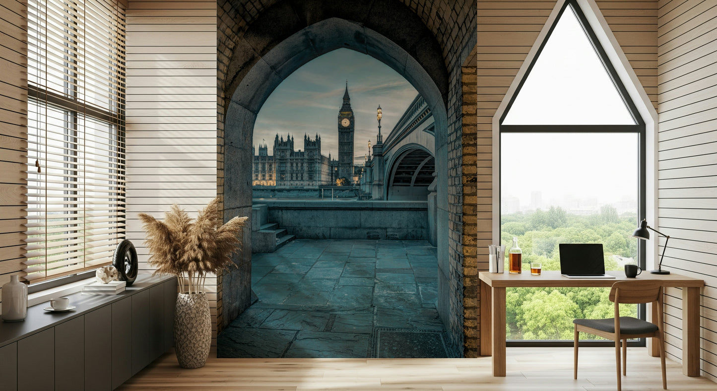 London Through Time Wall Mural