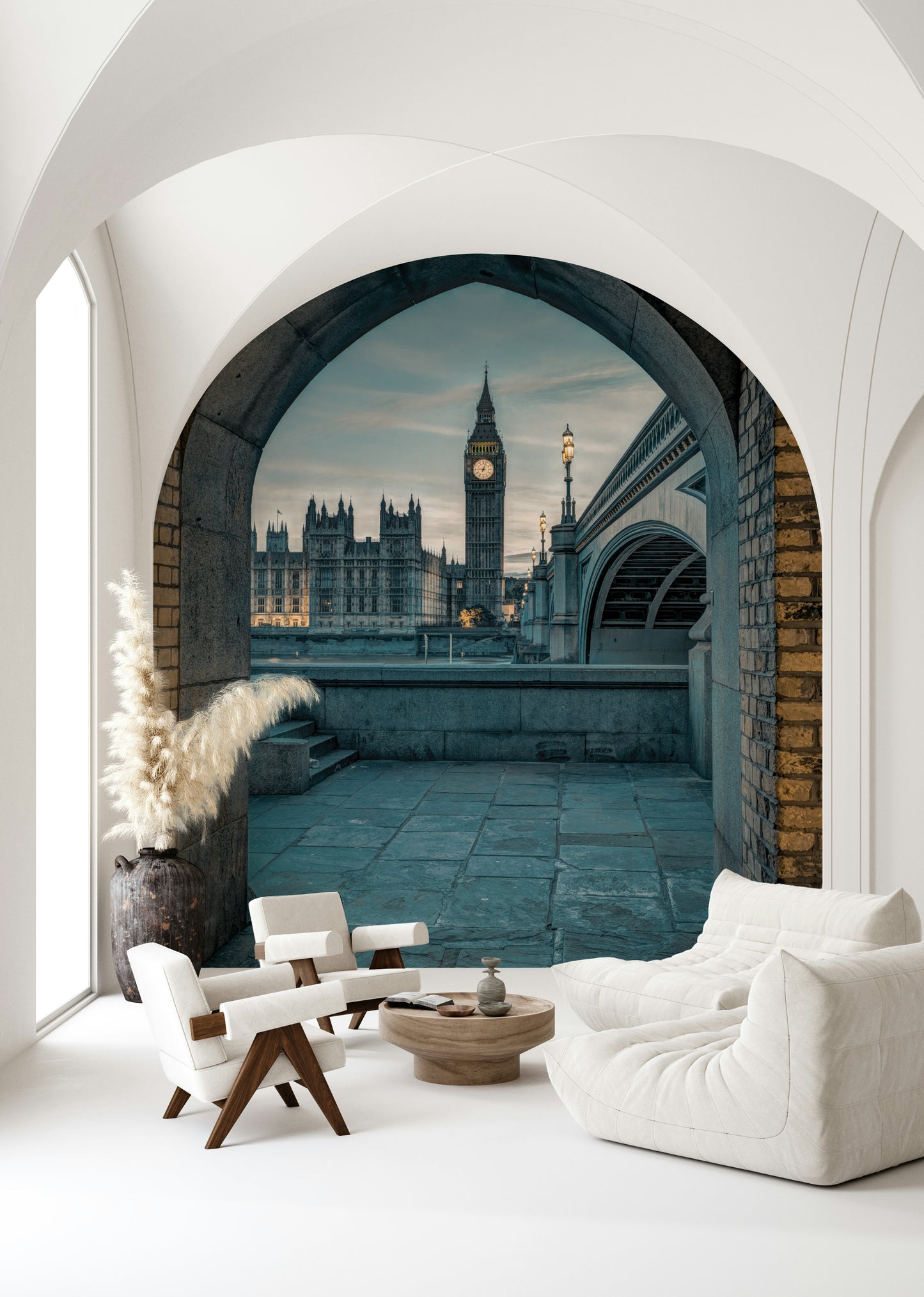 London Through Time Wall Mural
