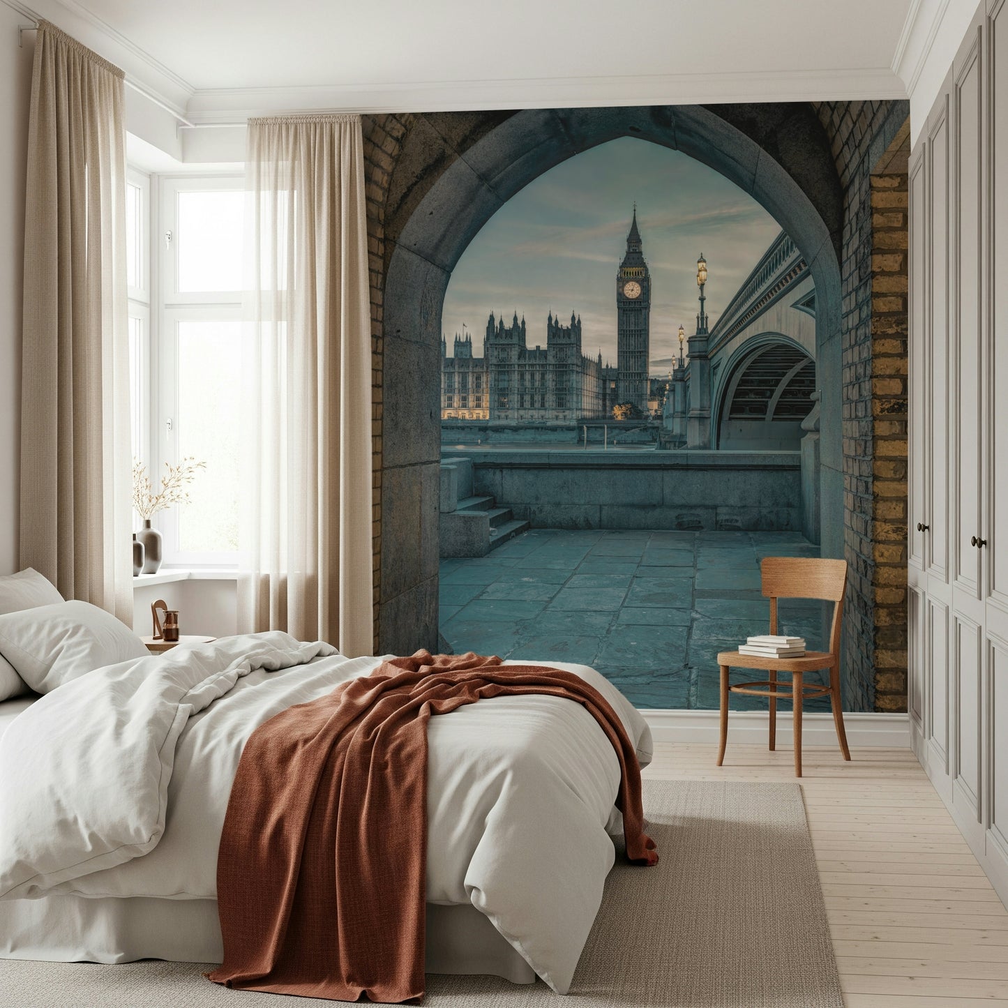 London Through Time Wall Mural