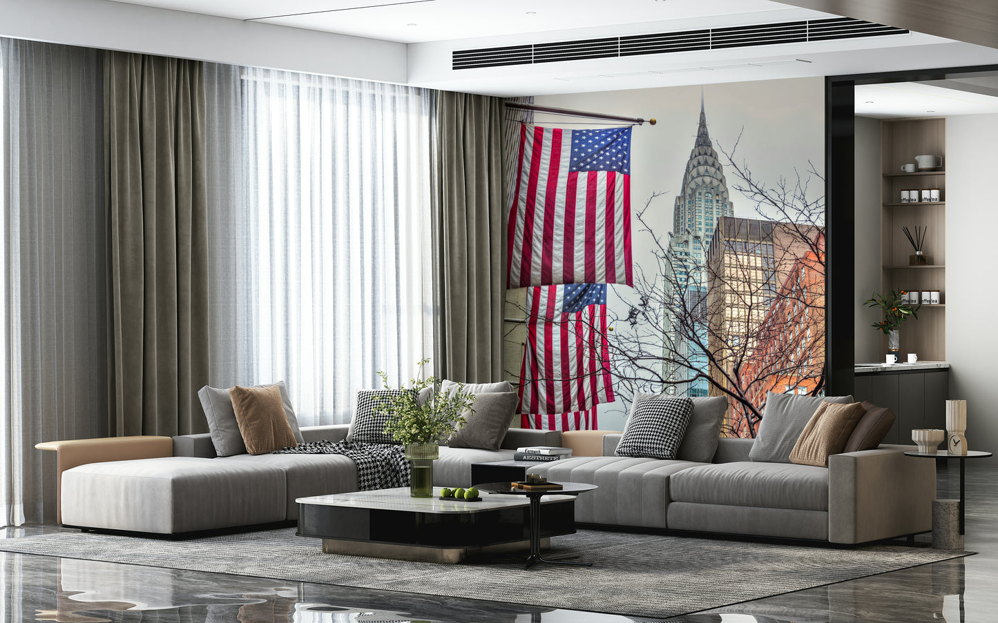 American Dreamscape Wall Mural