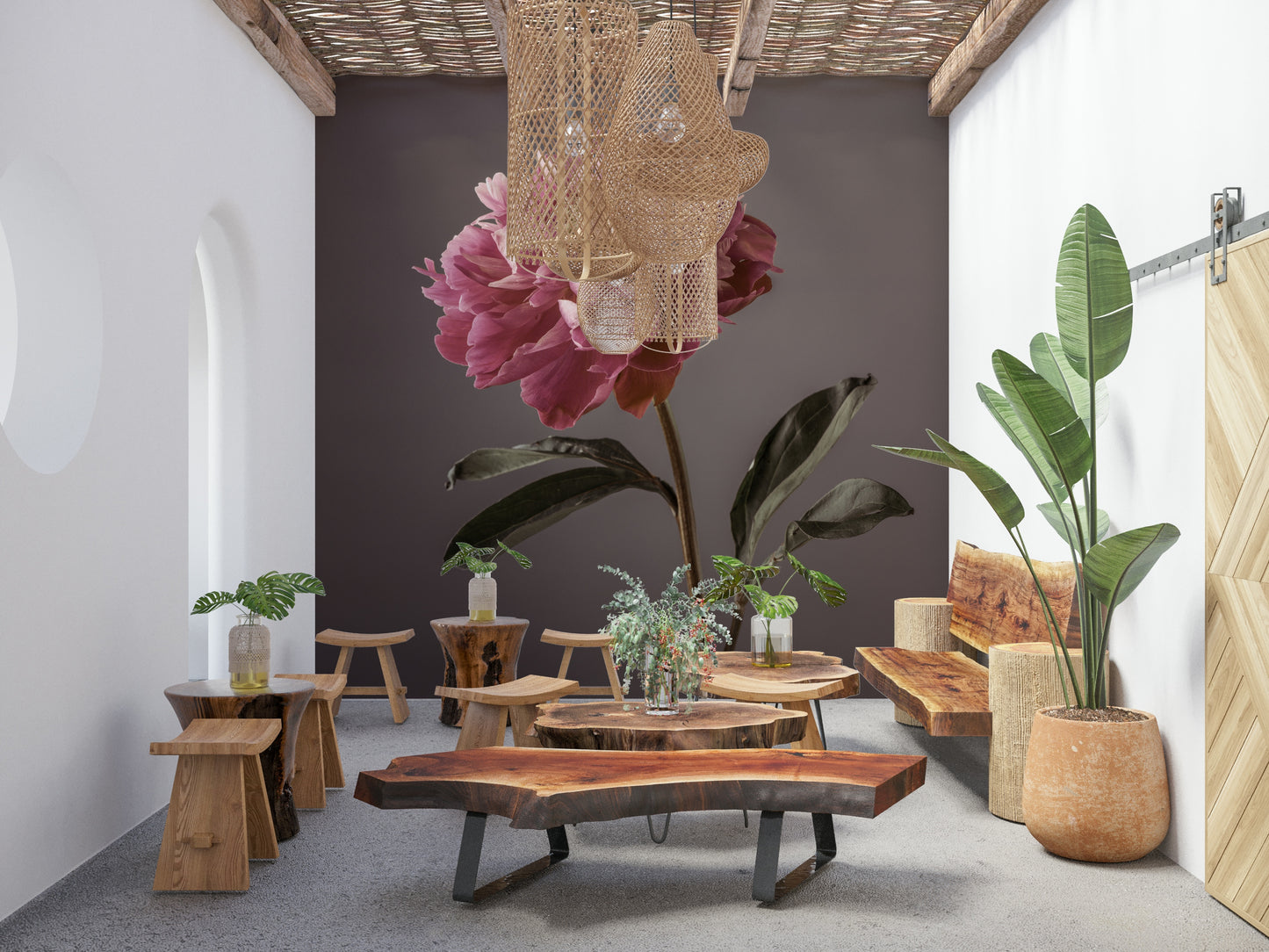 Peony Blush Wall Mural