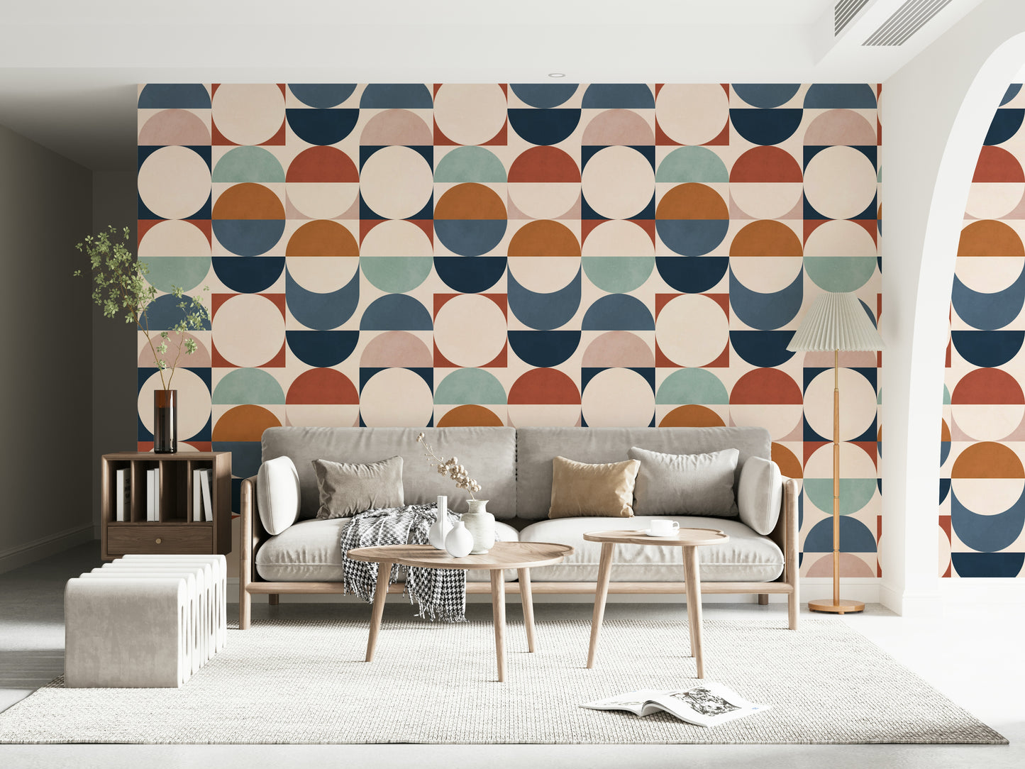 Color Block Eclipse Wallpaper⁠