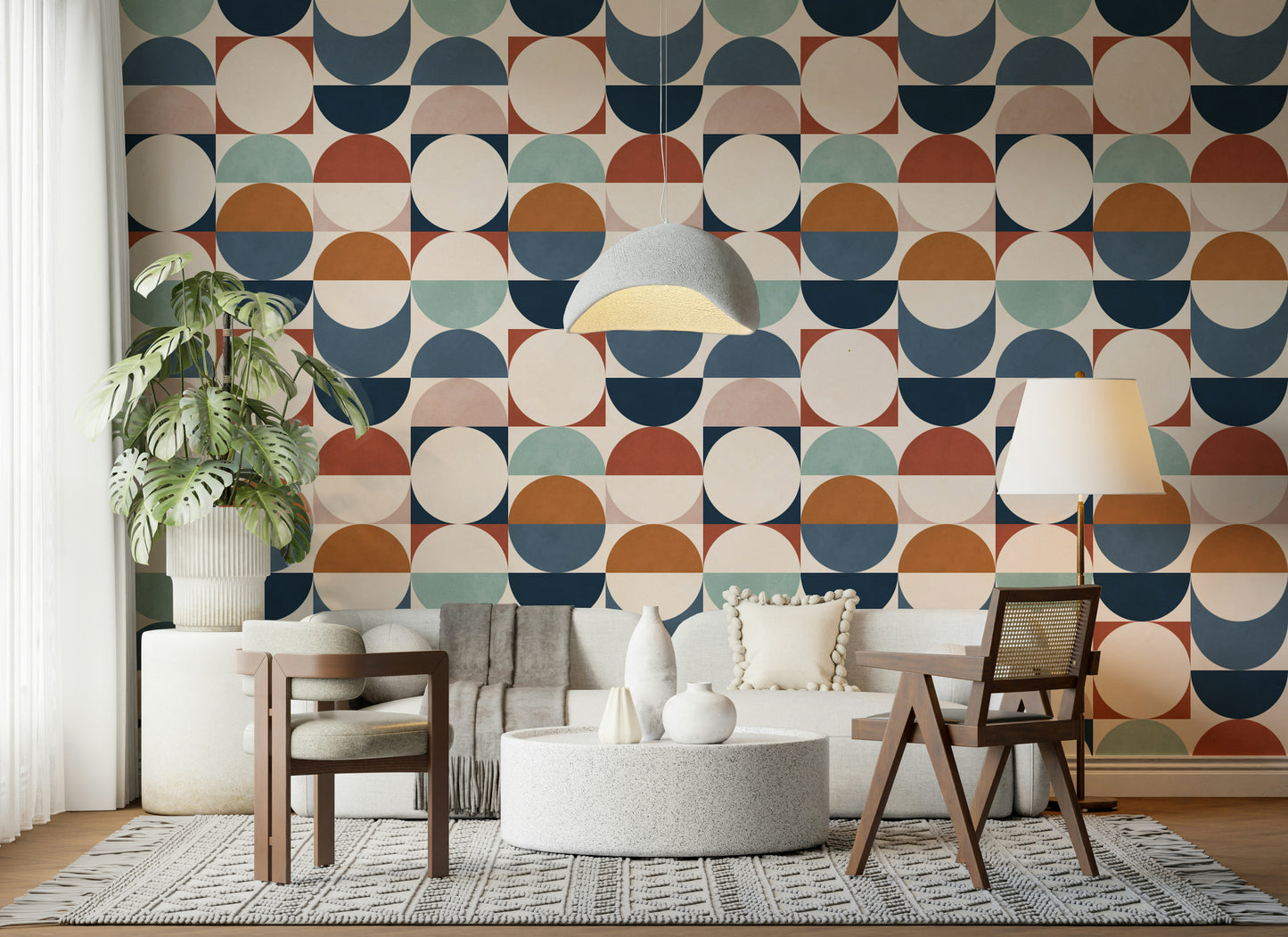 Color Block Eclipse Wallpaper⁠