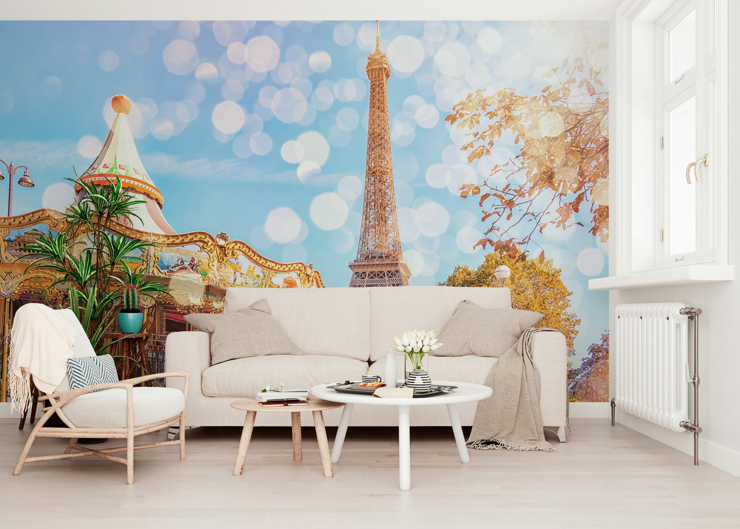 Parisian Carousel Dream Wall Mural