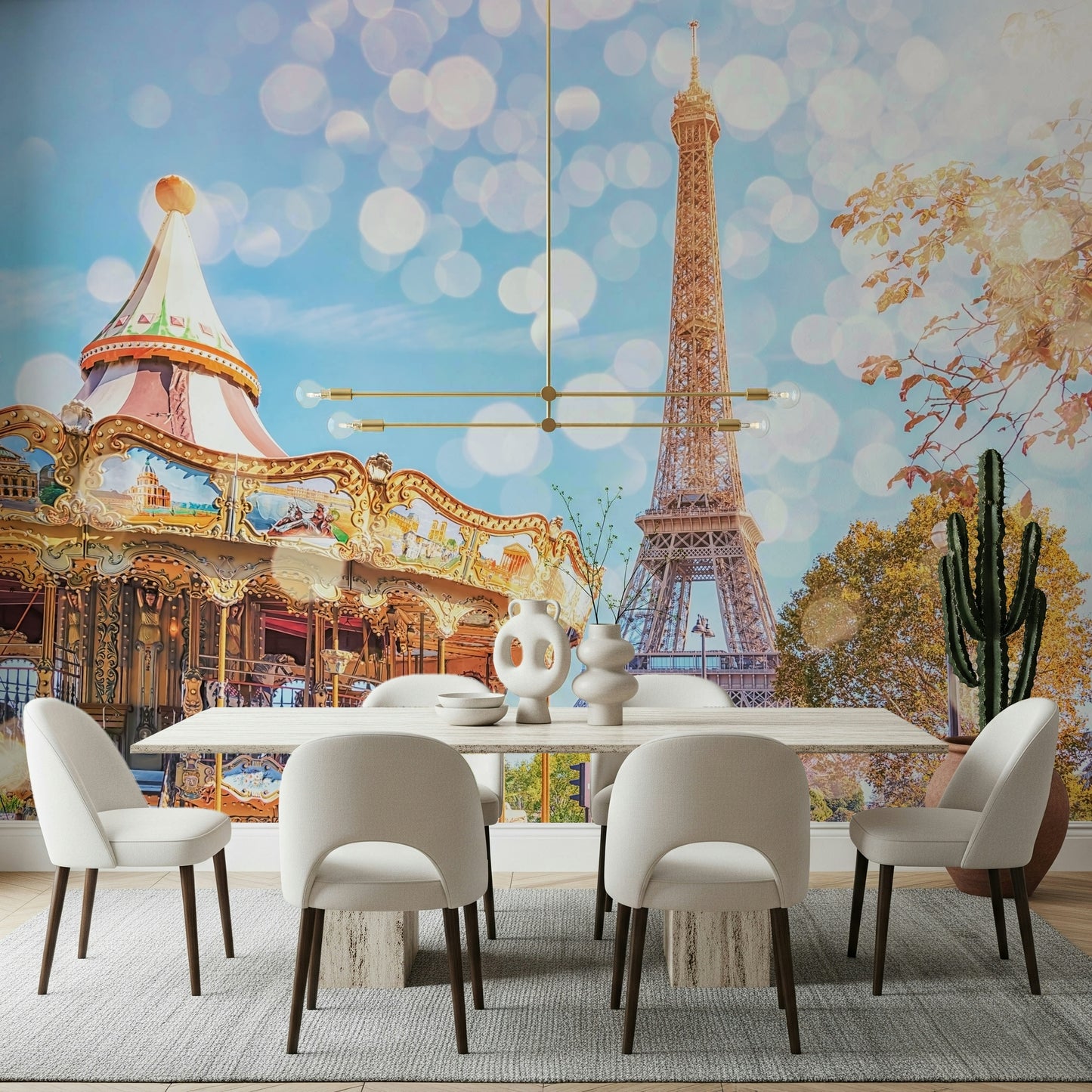 Parisian Carousel Dream Wall Mural