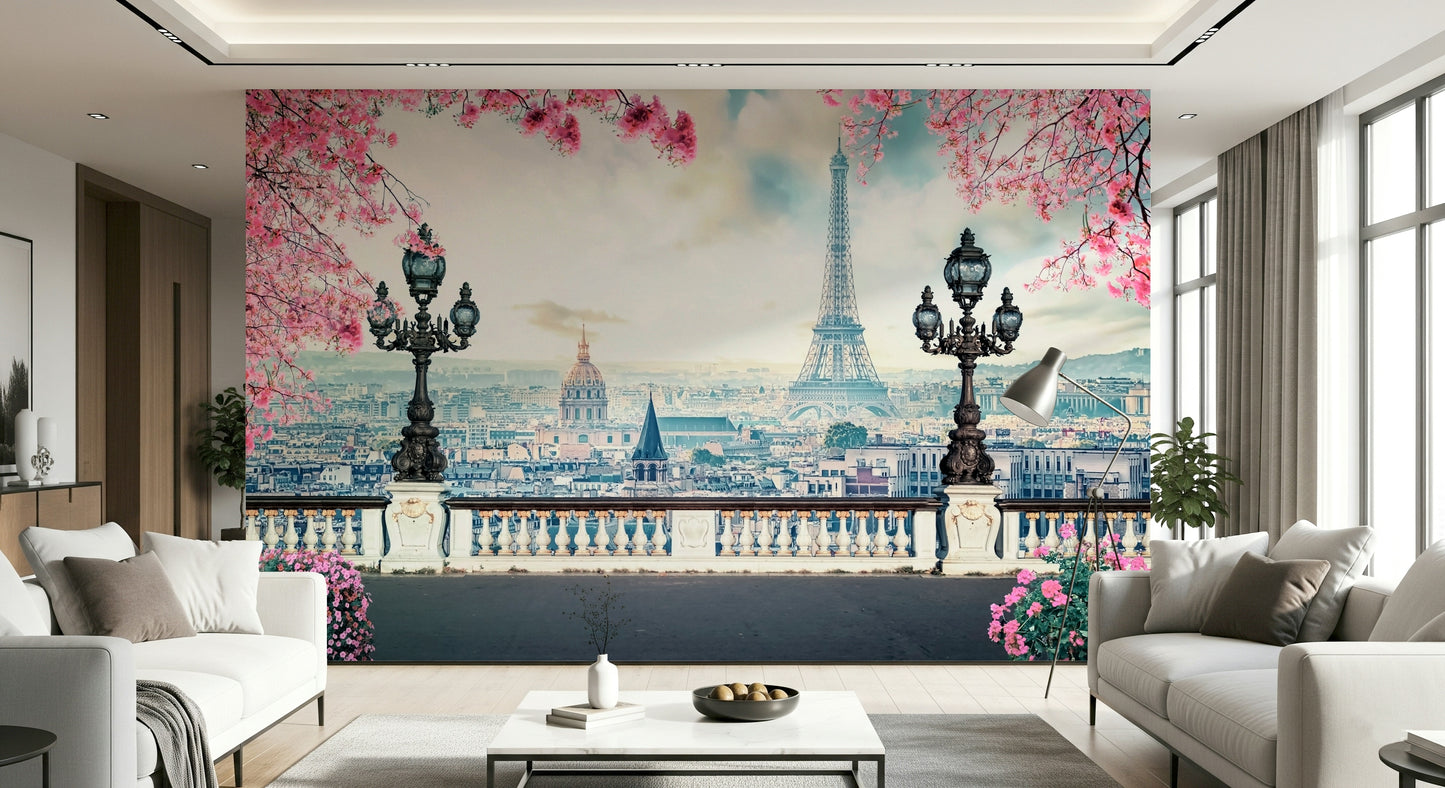 Spring in Paris Wall Mural