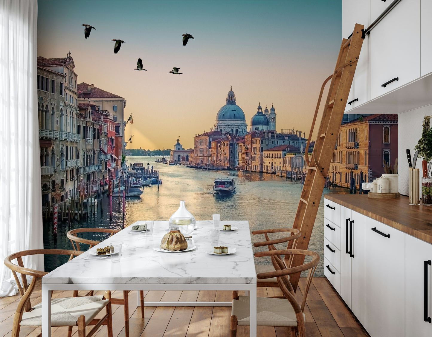 Venetian Canal Dream Wall Mural
