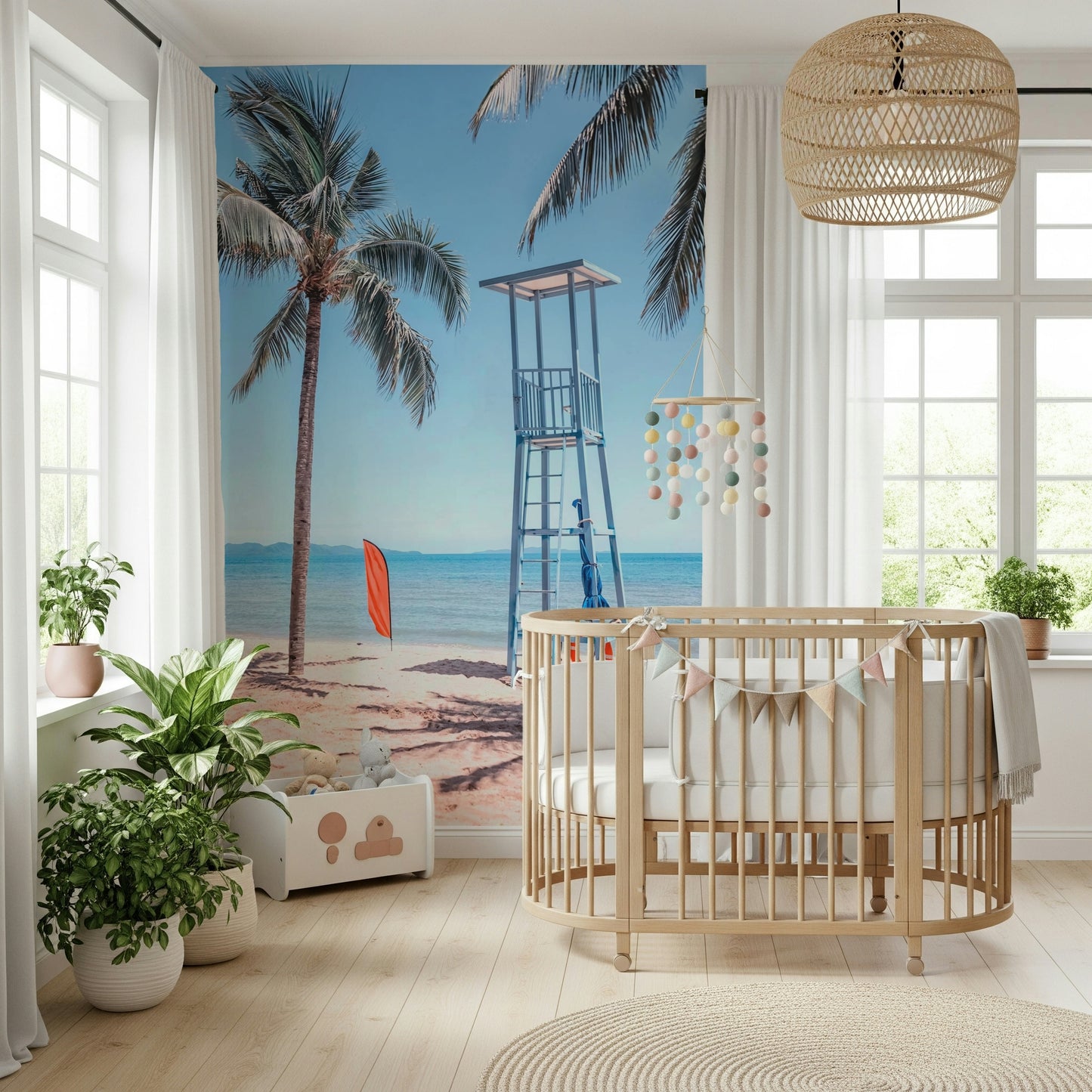 Lifeguard's View Wall Mural