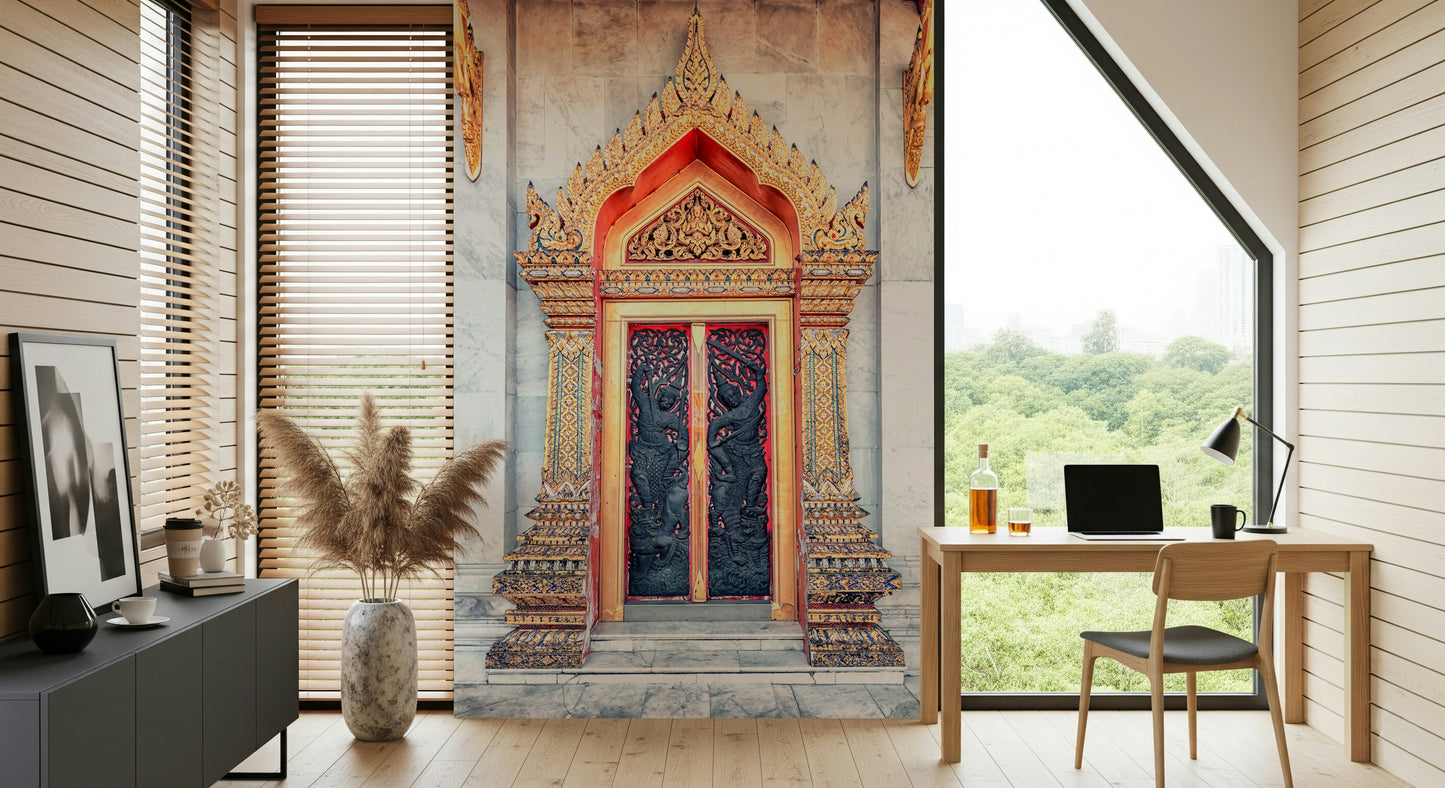 Temple Gate's Grandeur Wall Mural
