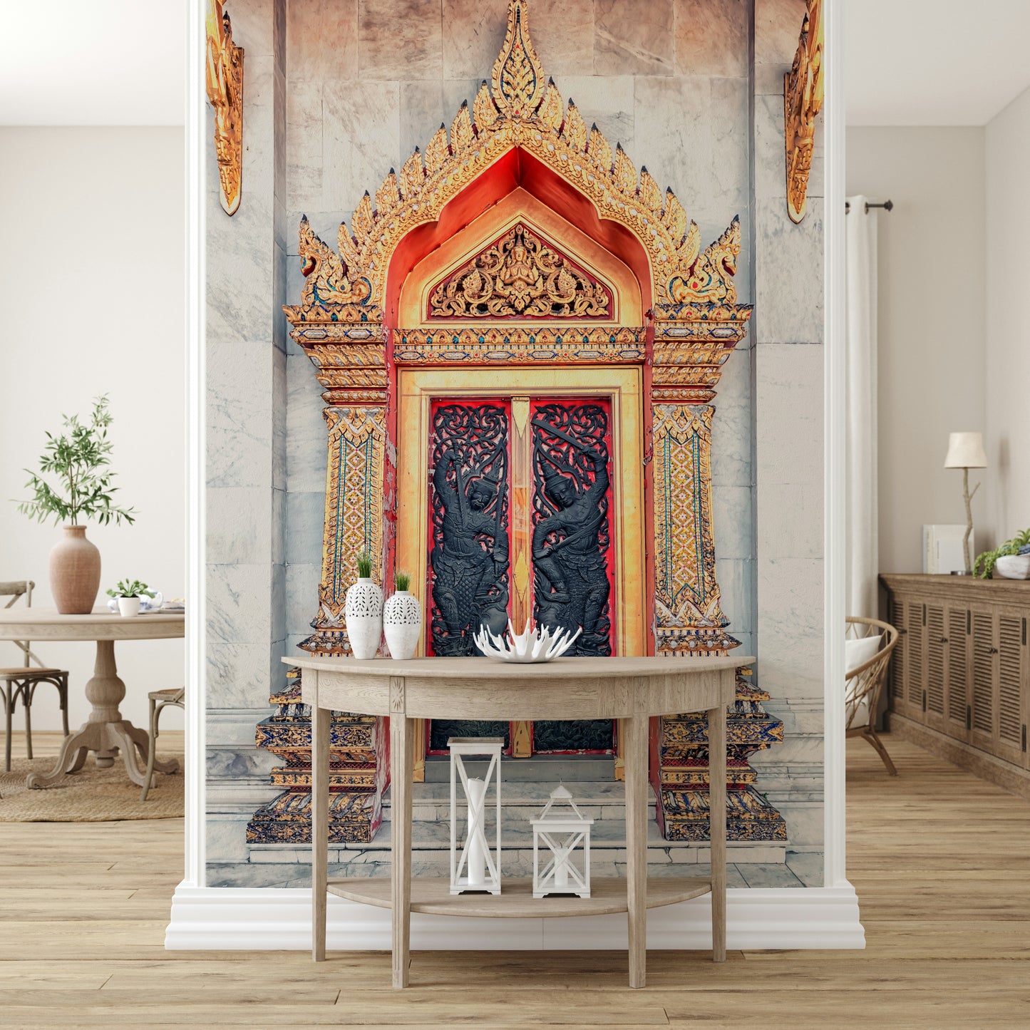 Temple Gate's Grandeur Wall Mural