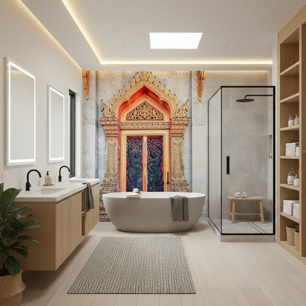 Temple Gate's Grandeur Wall Mural