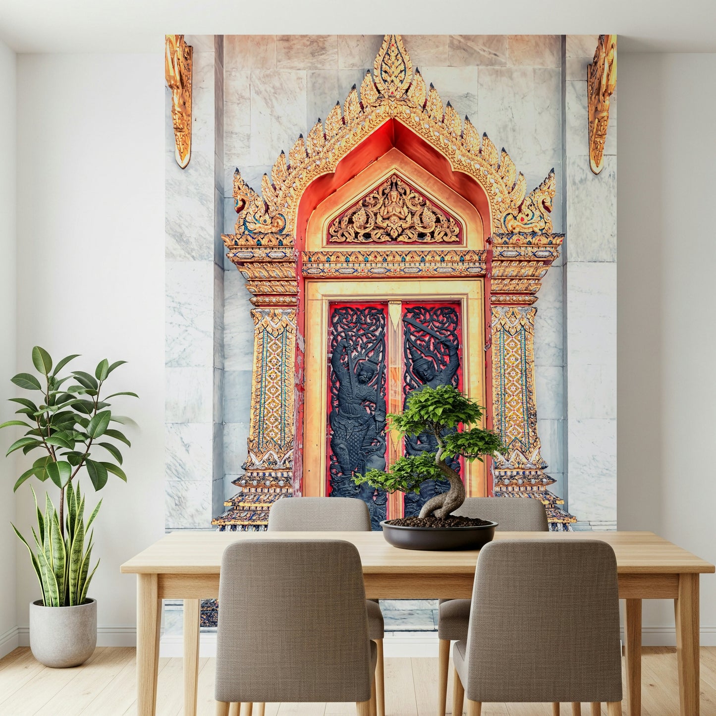 Temple Gate's Grandeur Wall Mural