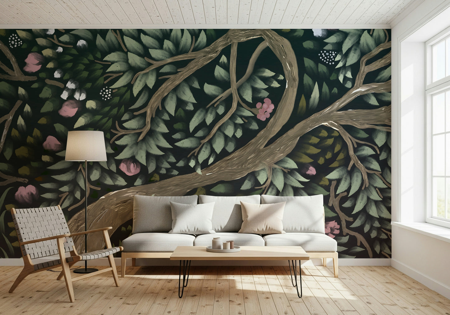 Floral Canopy Dream Wall Mural