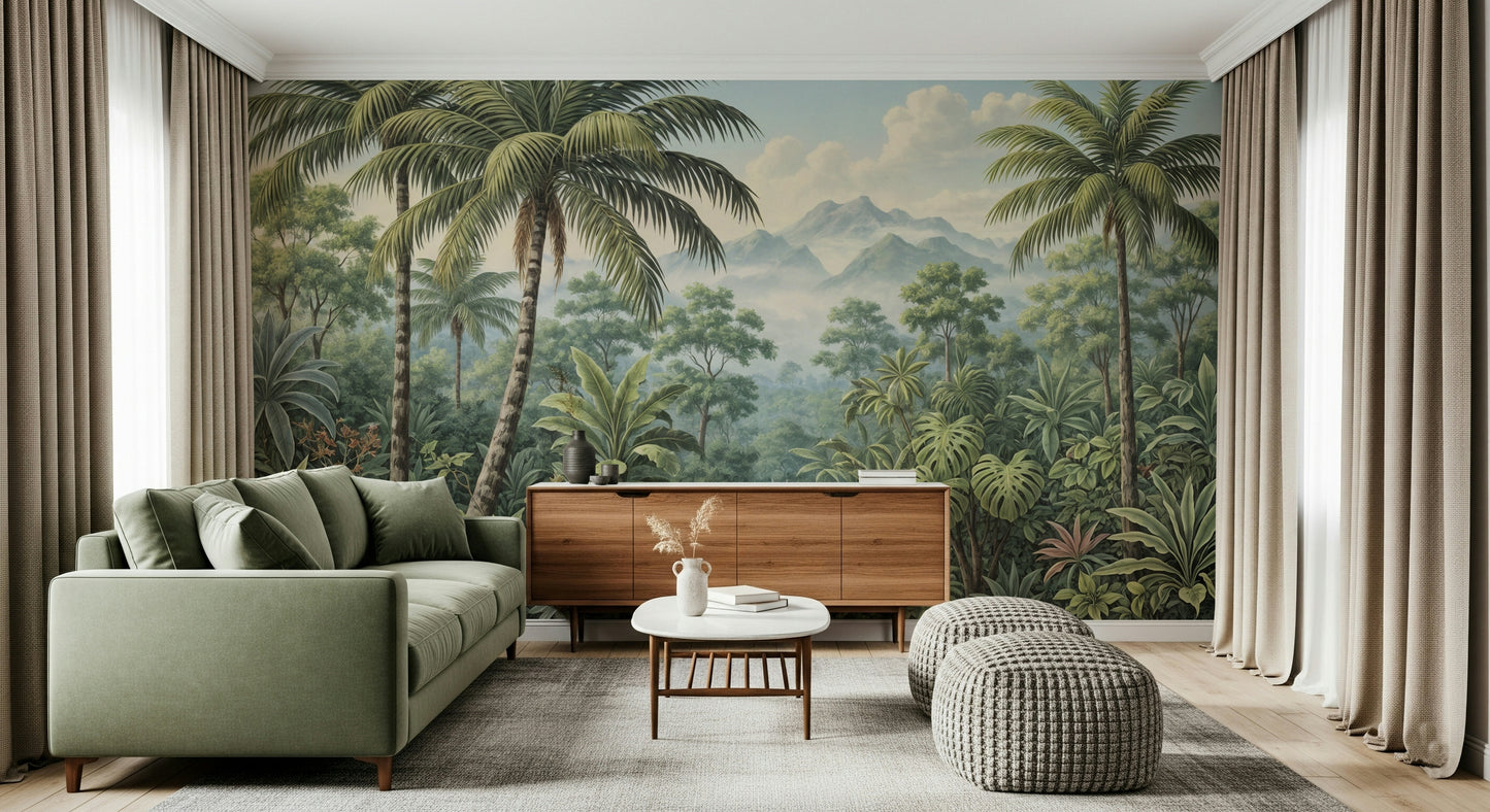 Jungle Vista Wall Mural