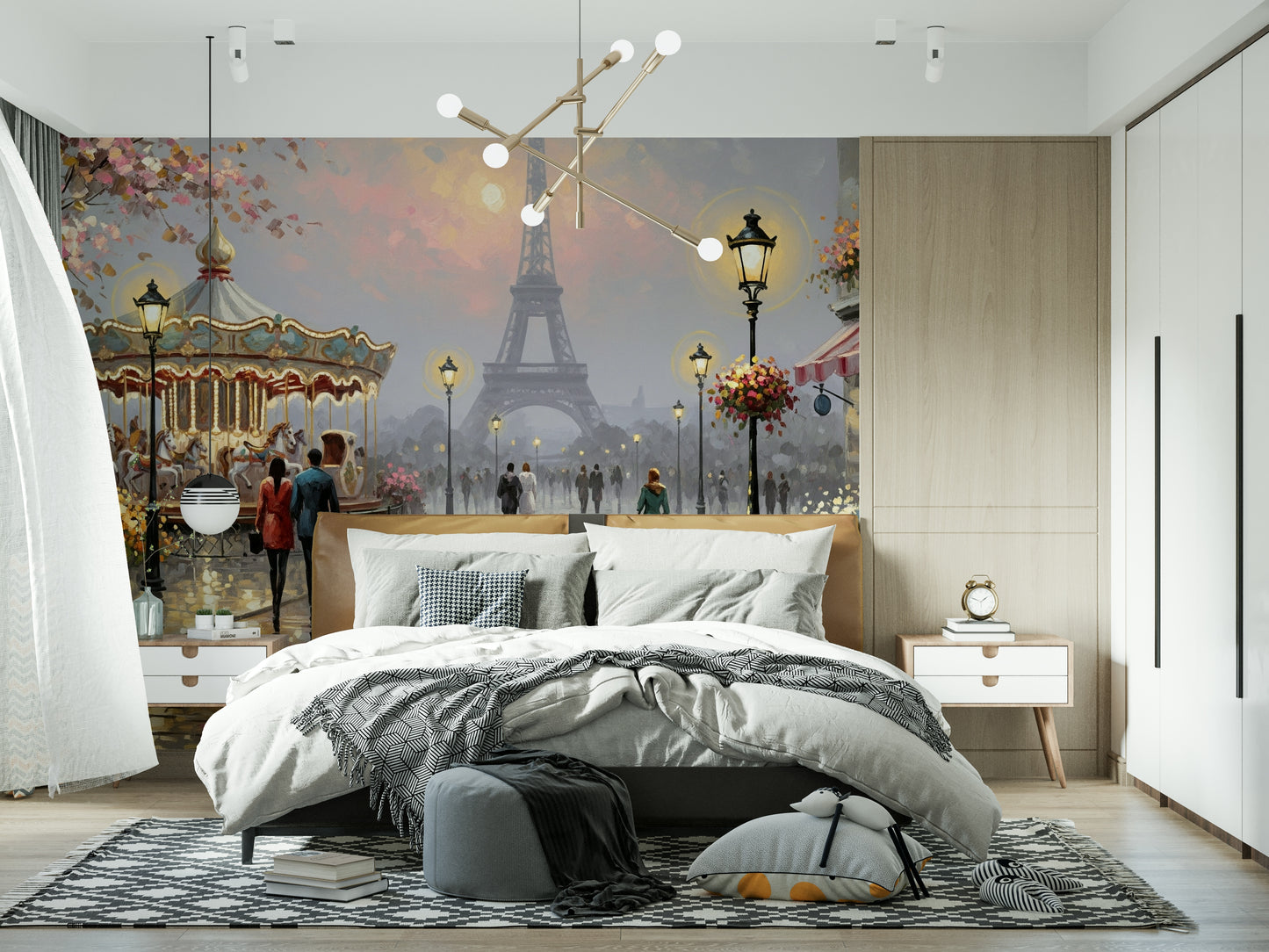 Paris Romance Wall Mural