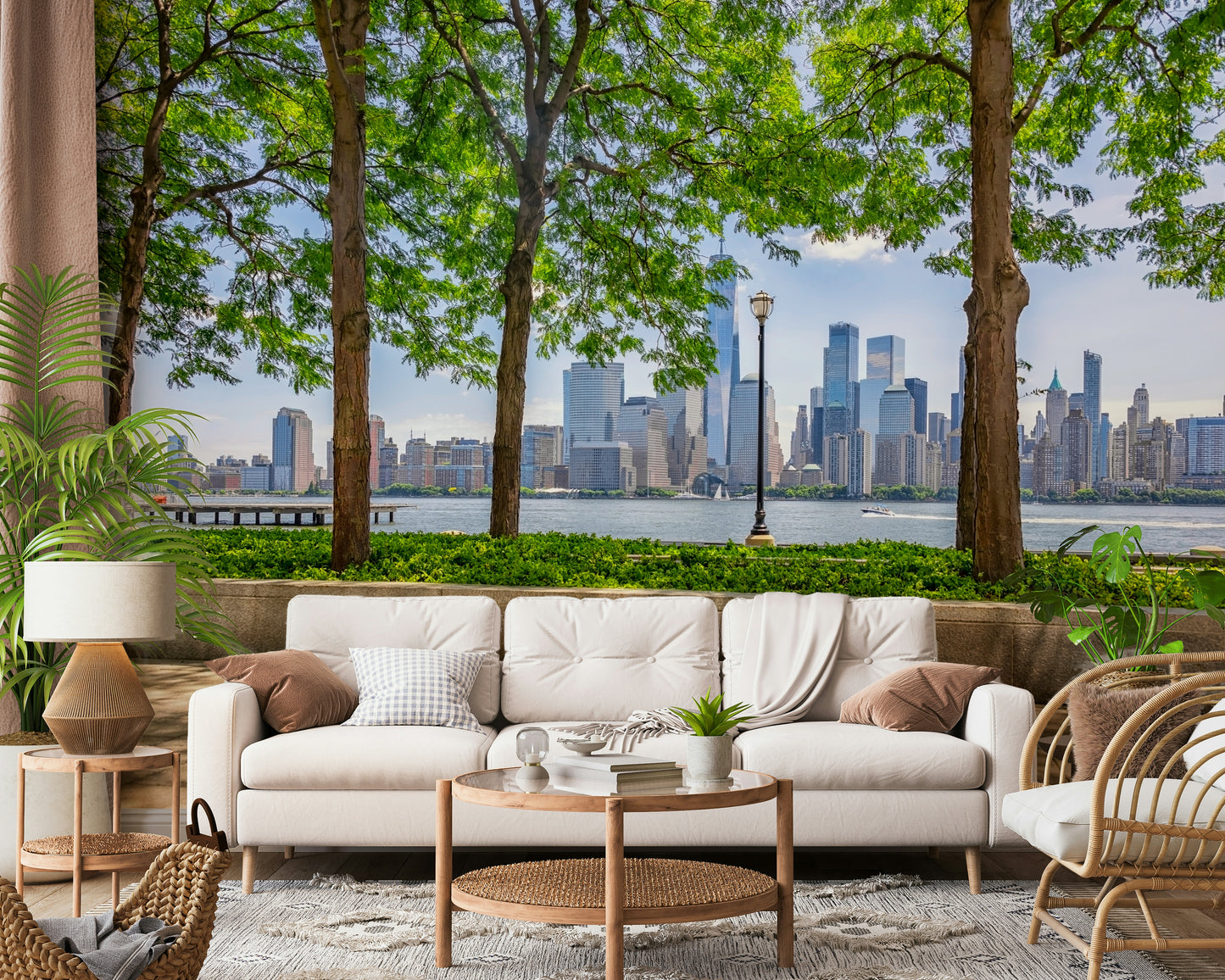 Urban Oasis View Wall Mural