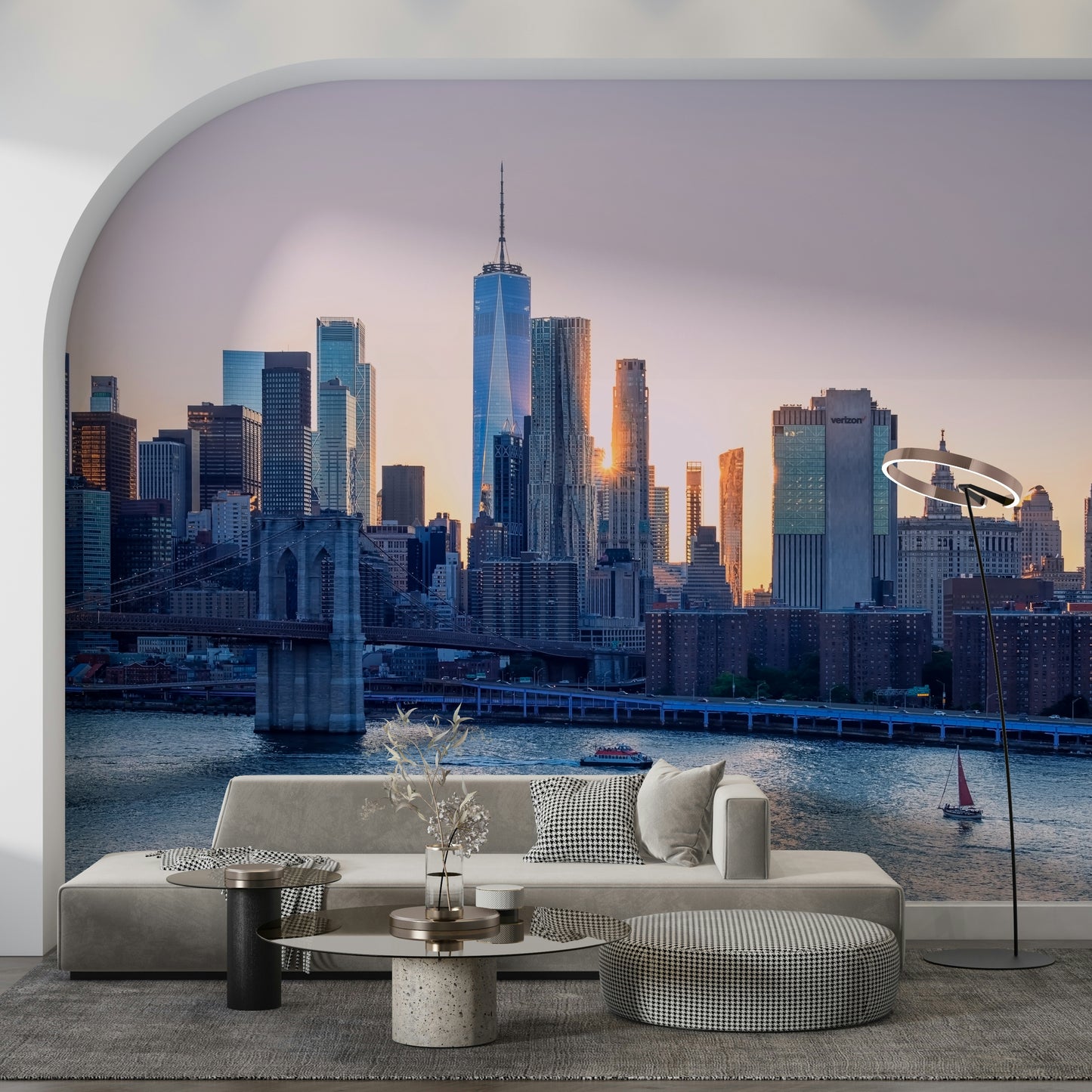 NYC Skyline Dream Wall Mural