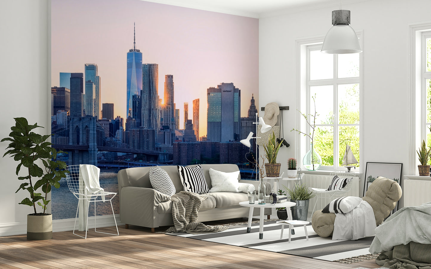 NYC Skyline Dream Wall Mural