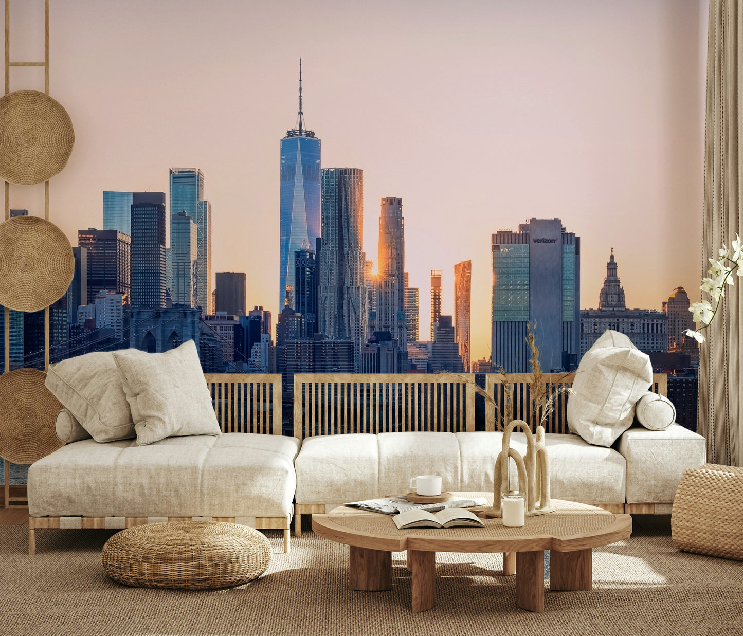 NYC Skyline Dream Wall Mural