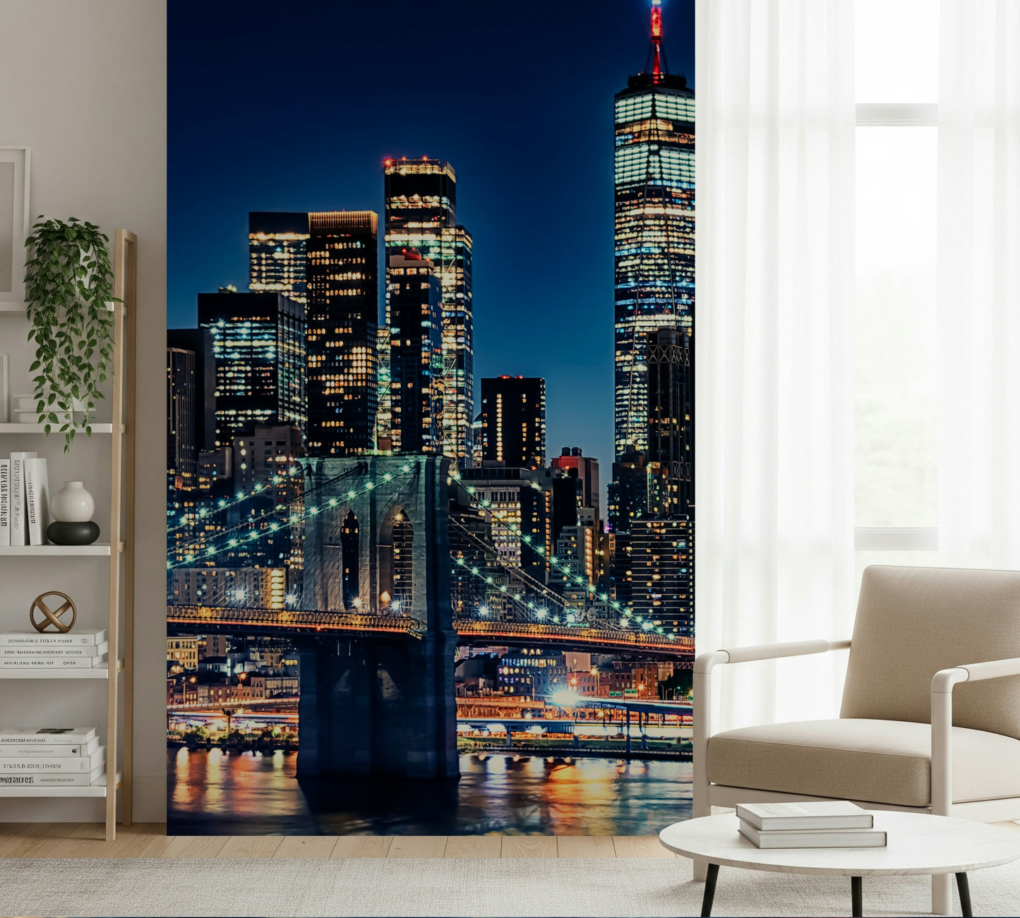 NYC Night Lights Wall Mural