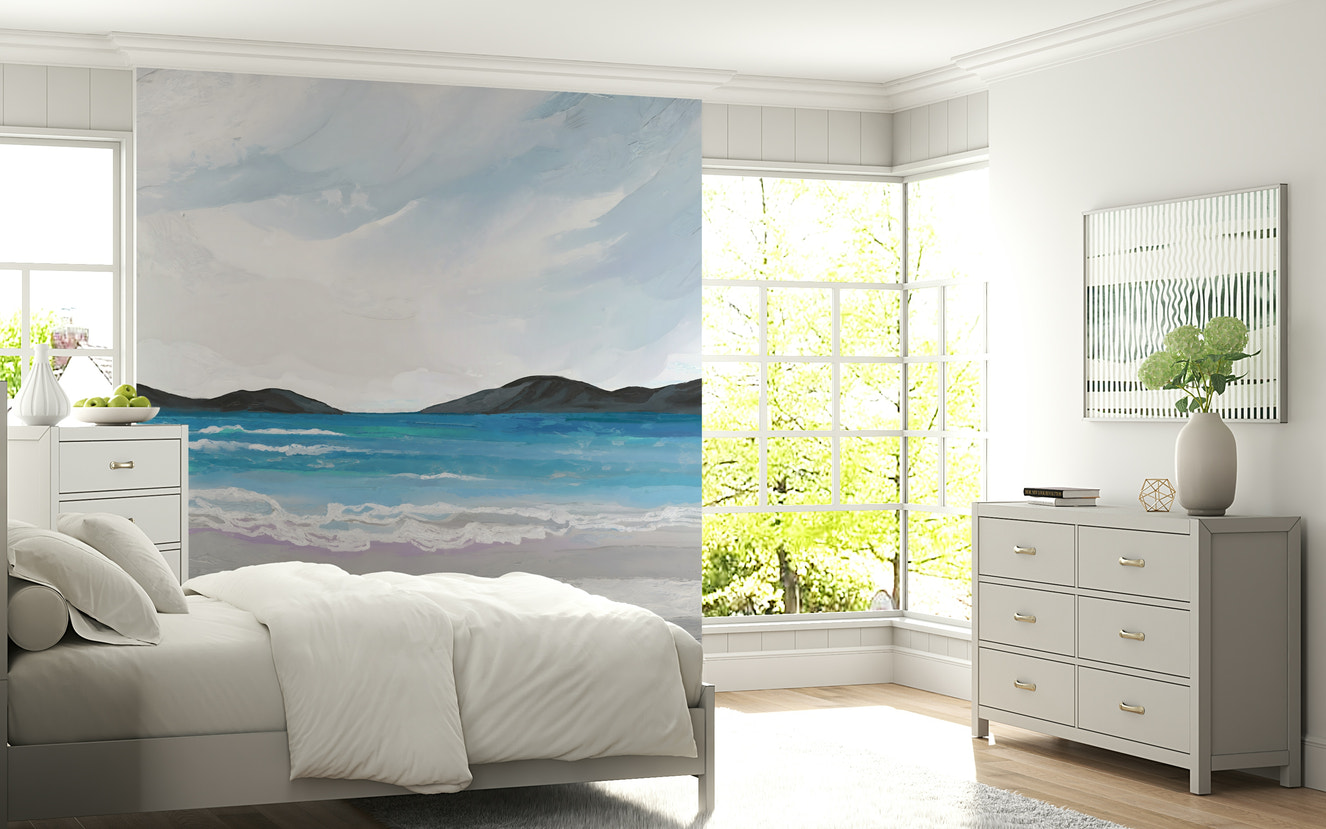 Coastal Scene Wall Mural