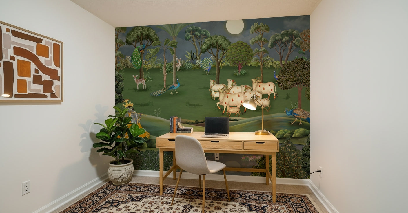 Gokul Grazing Wall Mural