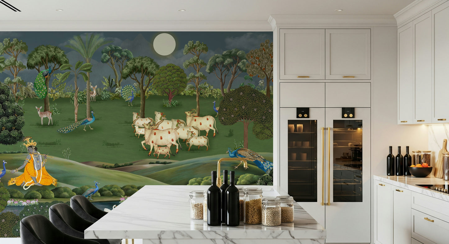 Gokul Grazing Wall Mural
