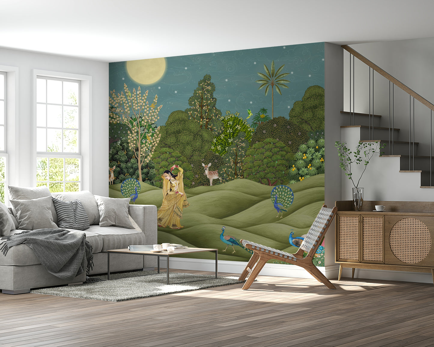 Purnima Paradise Wall Mural