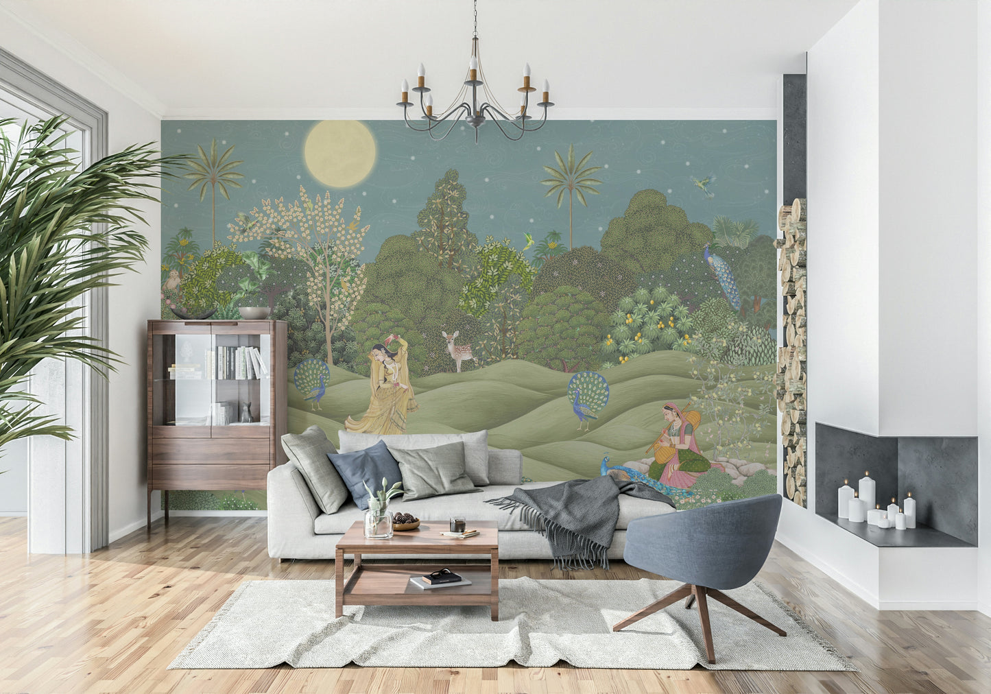 Purnima Paradise Wall Mural