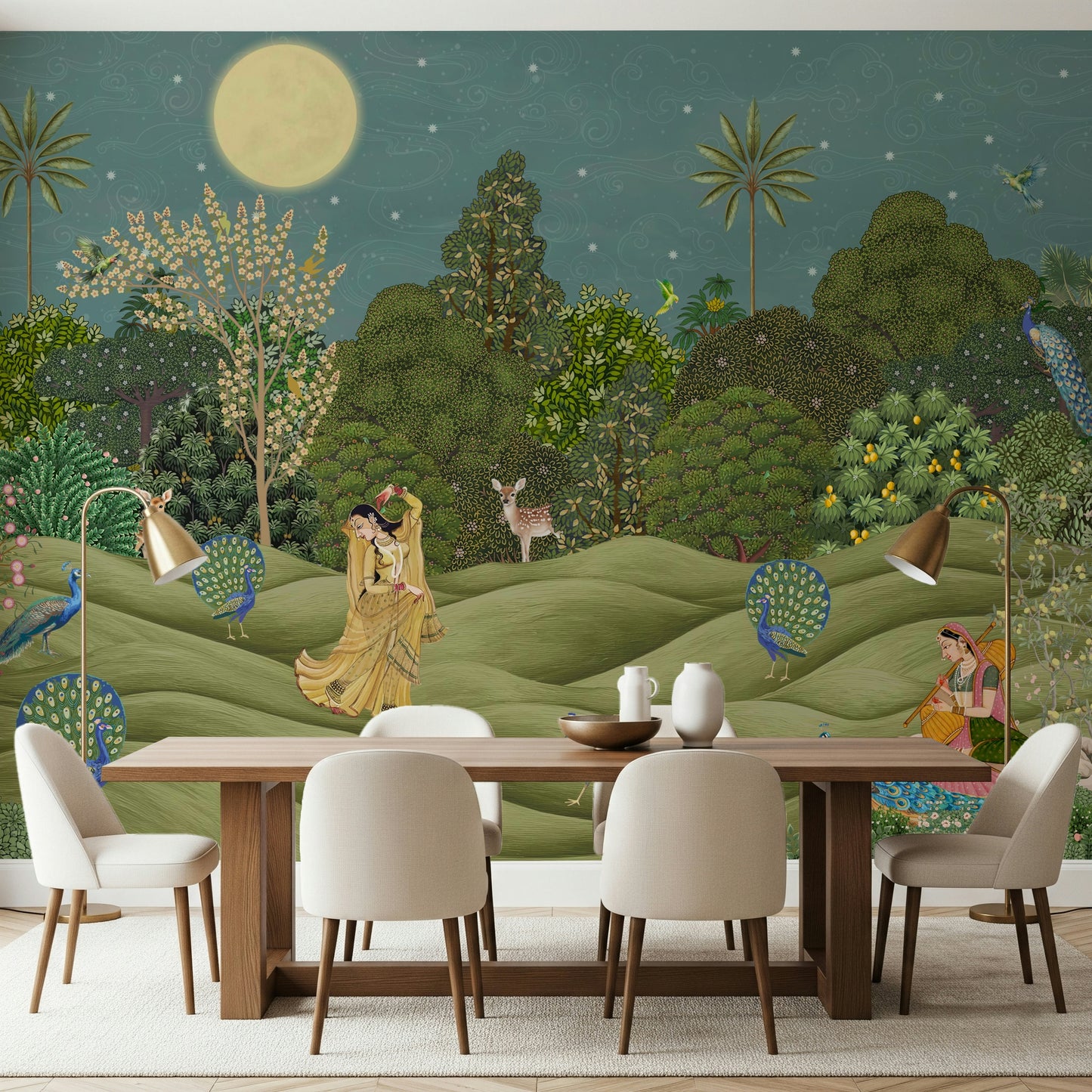 Purnima Paradise Wall Mural