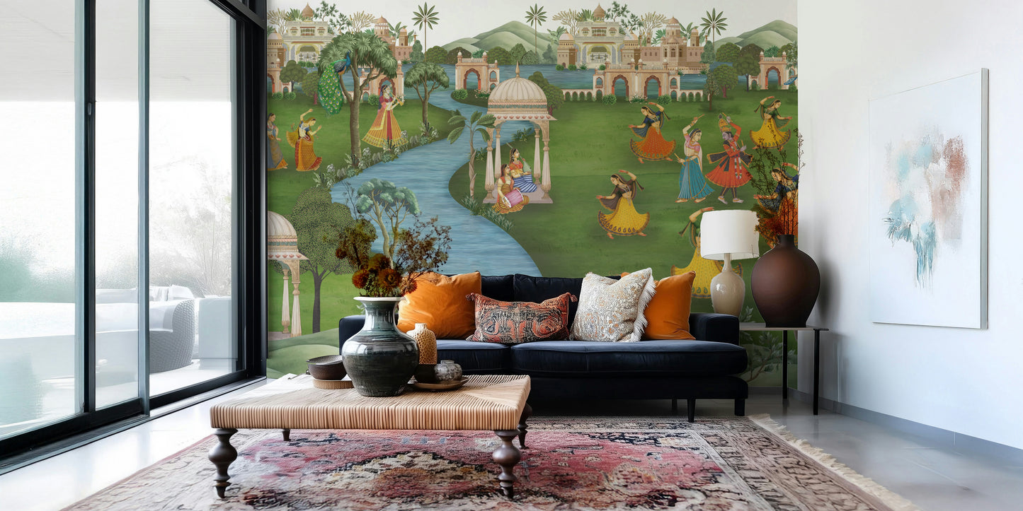 Ragamala Rhythm Wall Mural