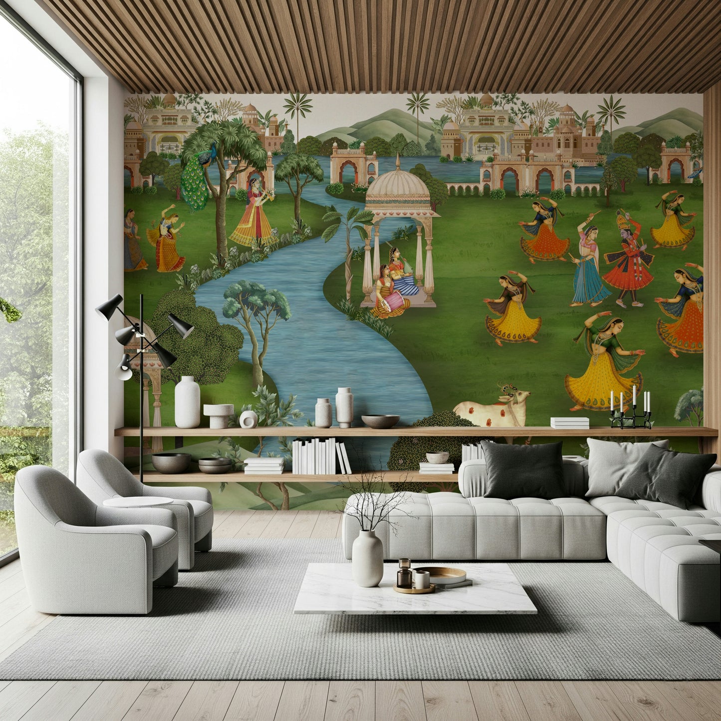 Ragamala Rhythm Wall Mural