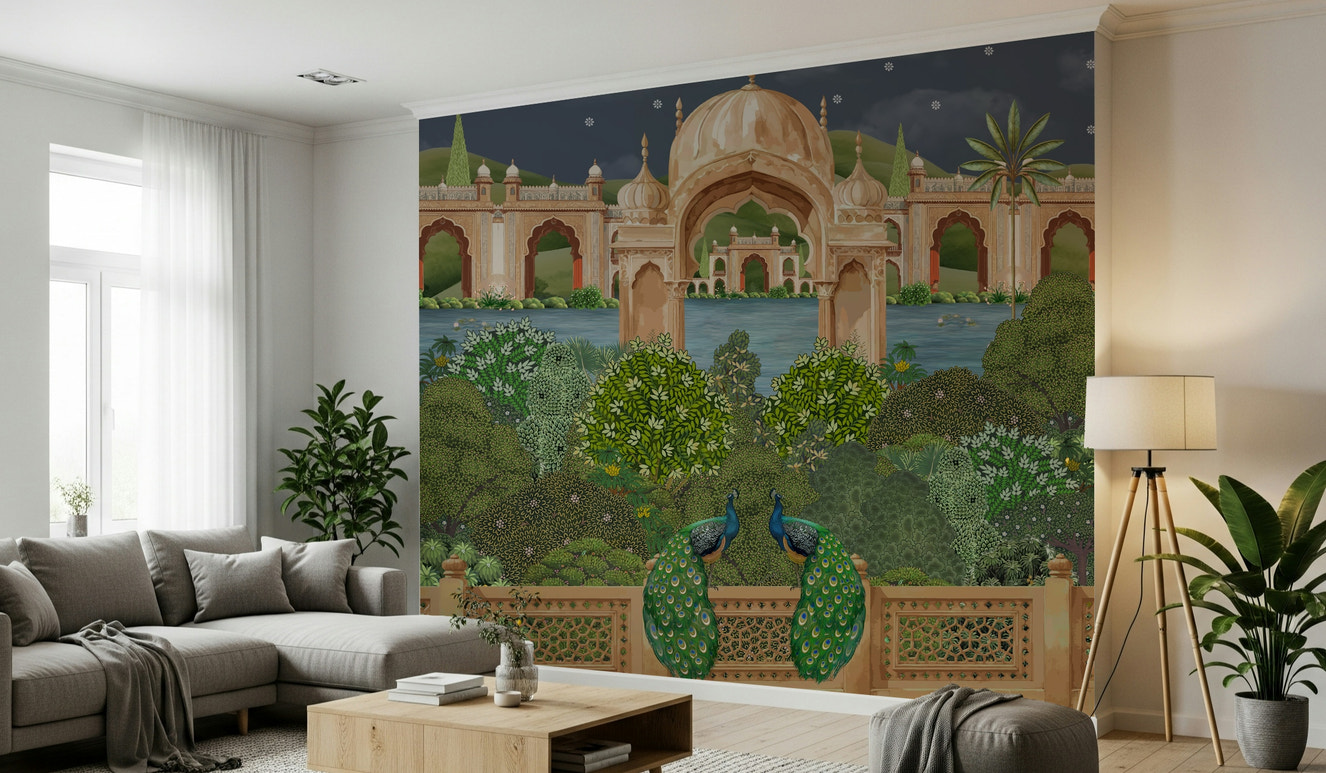 Mughal Moonlight Wall Mural