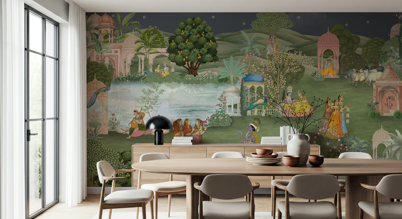 Vrindavan Vihar Wall Mural