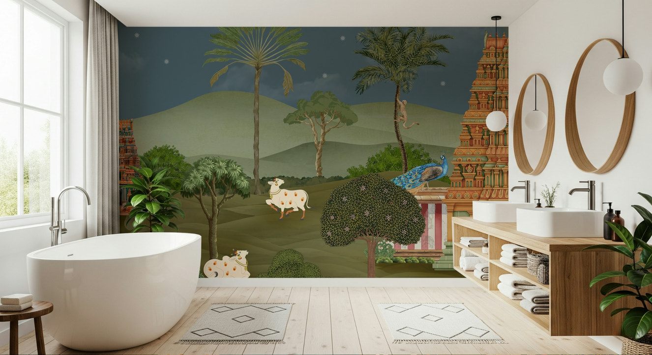 Mandir Majesty Wall Mural